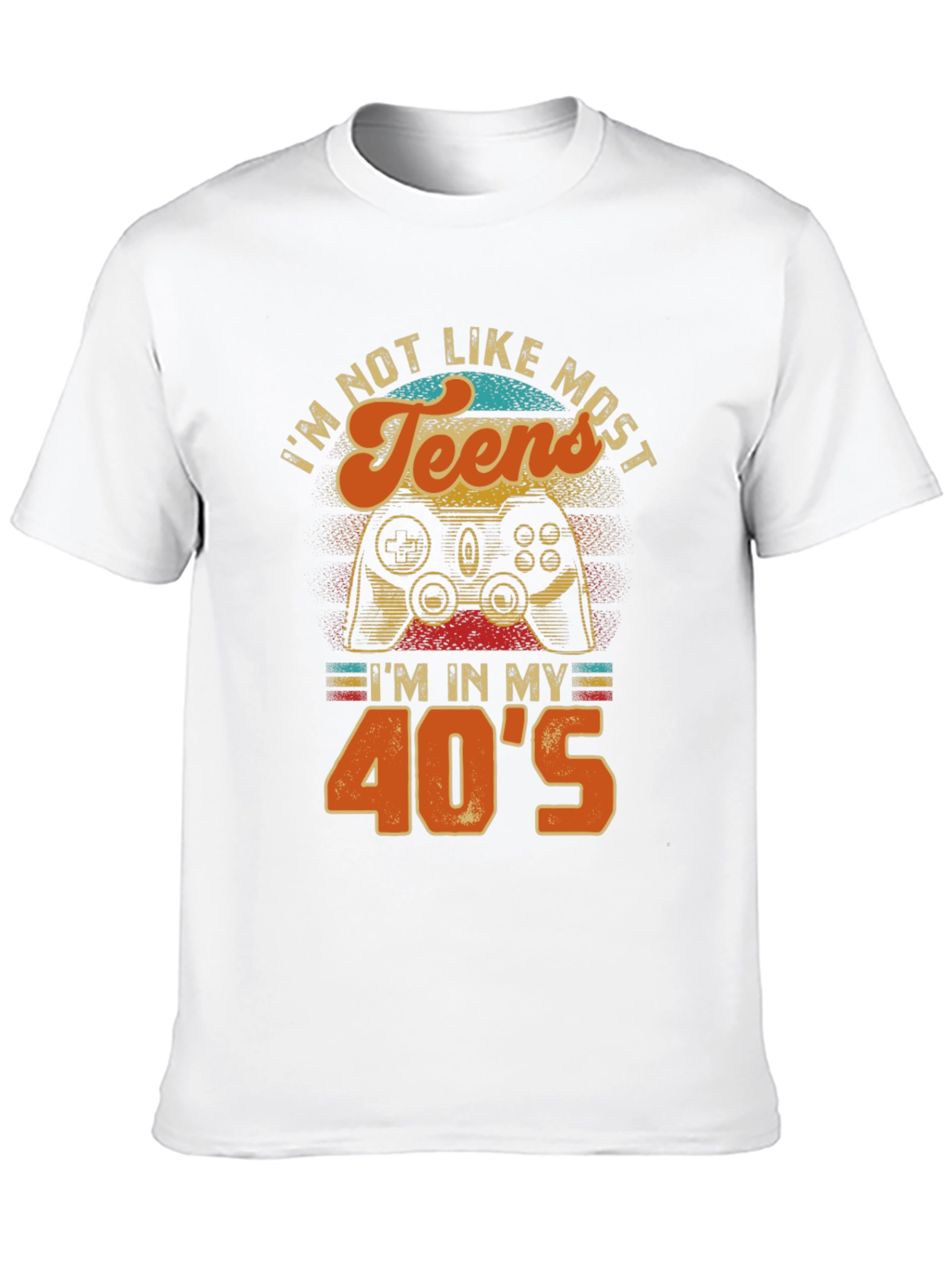 Black I'm Not Like Most Teens T-Shirt view 10