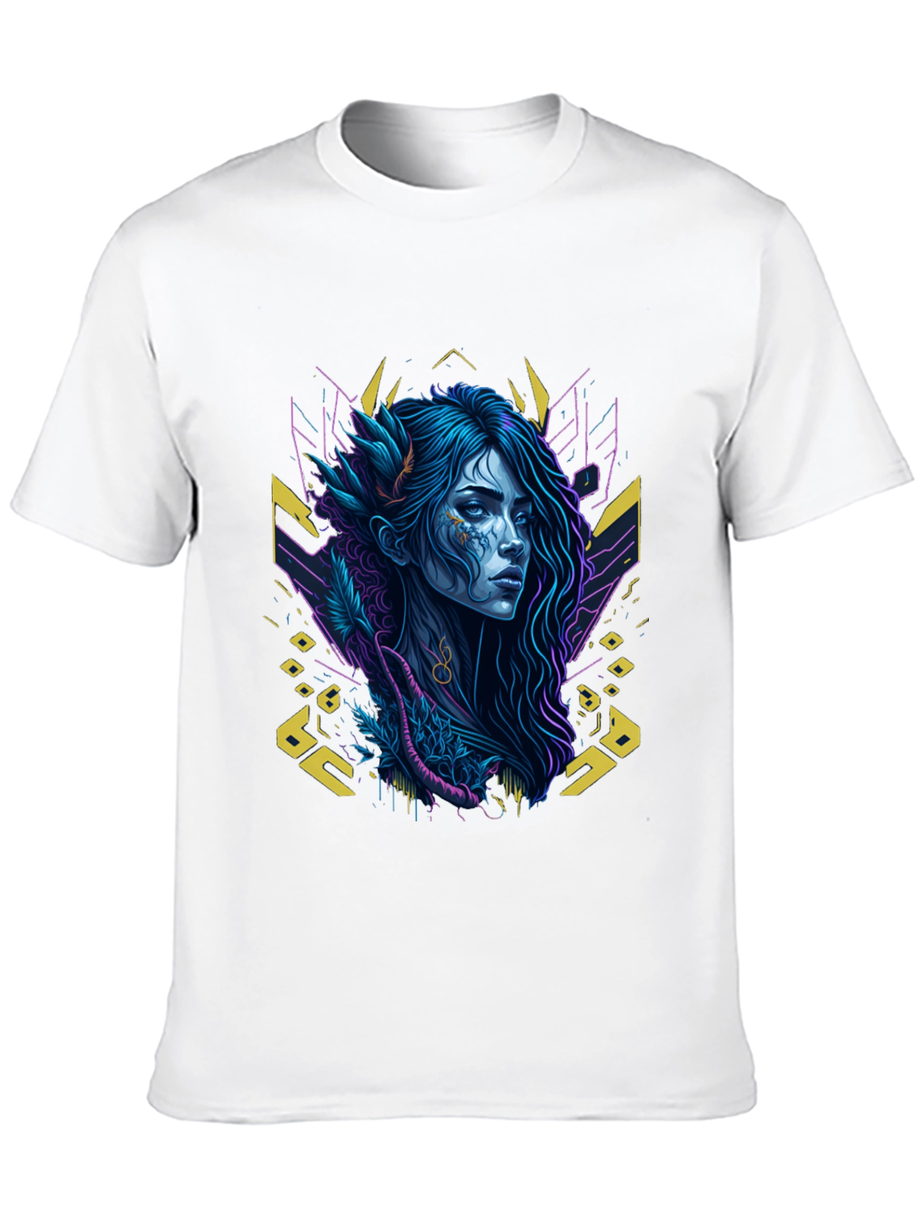 Black Mystic Woman Graphic Black T-Shirt view 10