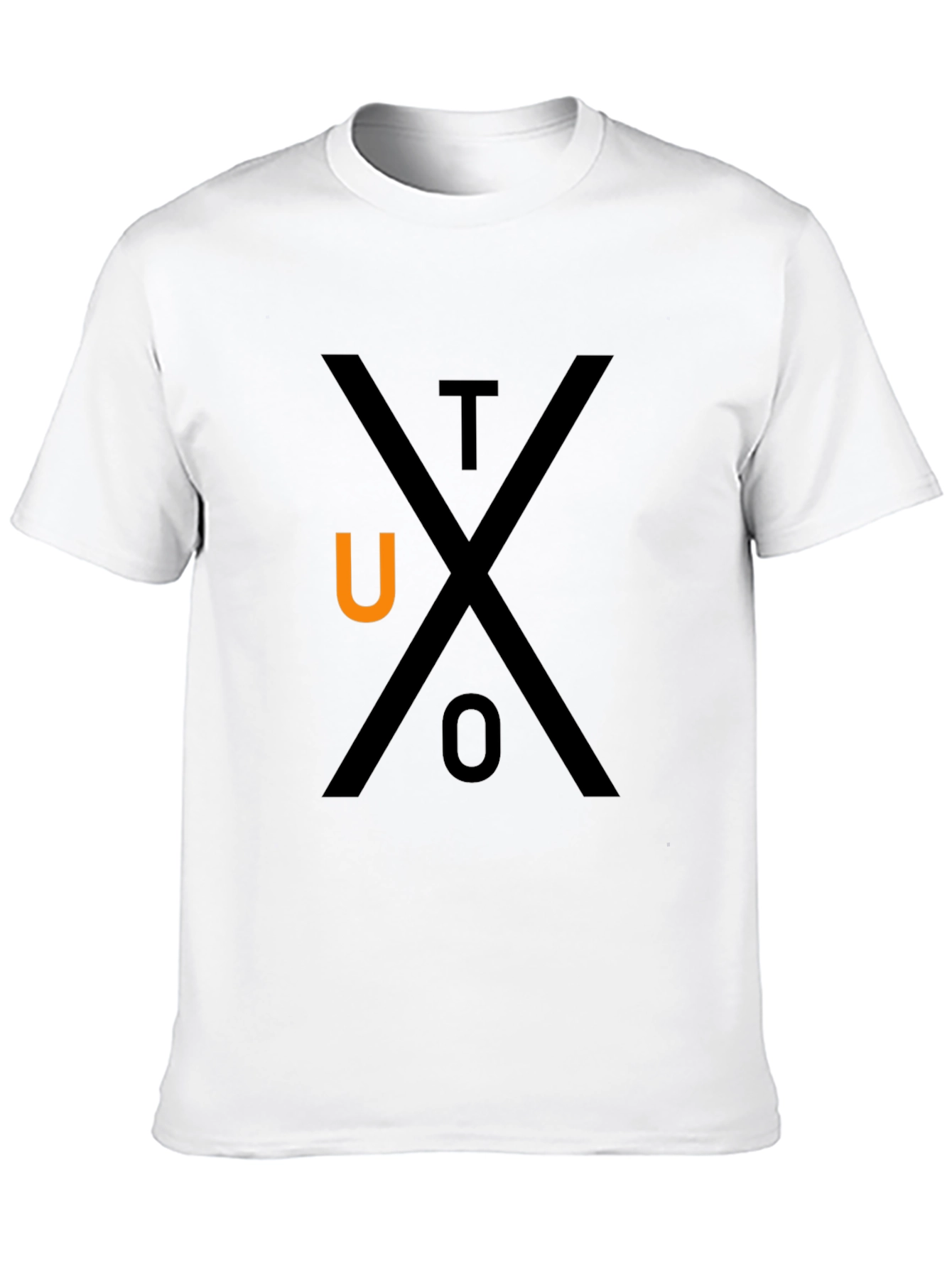 Black TUXO Graphic T-Shirt - Black Cotton Tee view 10