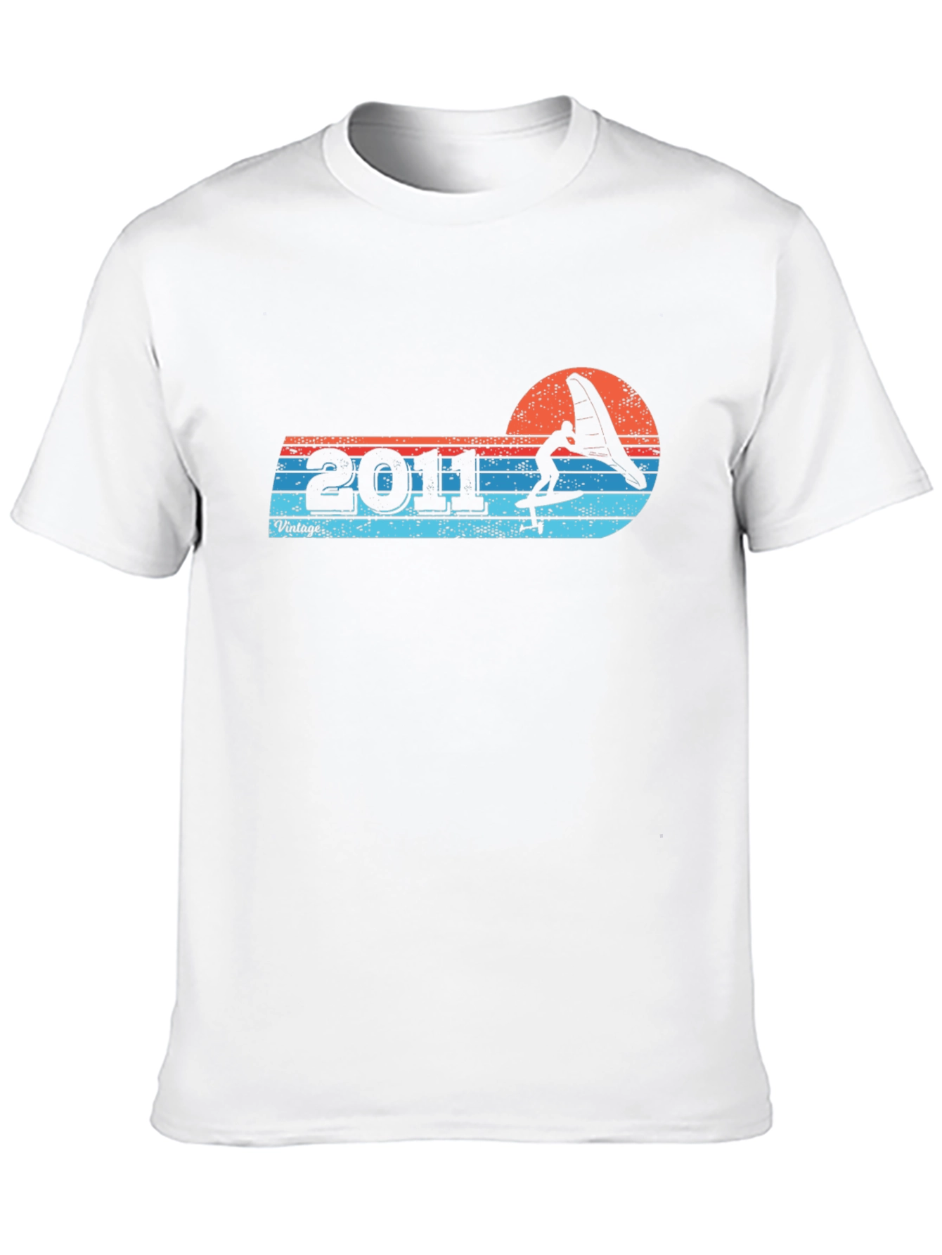Black Vintage 2011 Kitesurfing T-Shirt view 10