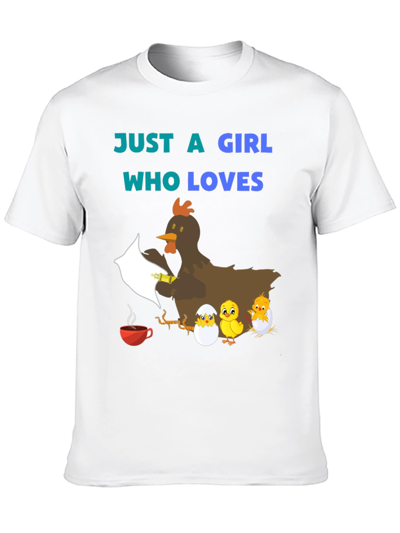 Black Girl Who Loves Chicken T-Shirt view 10