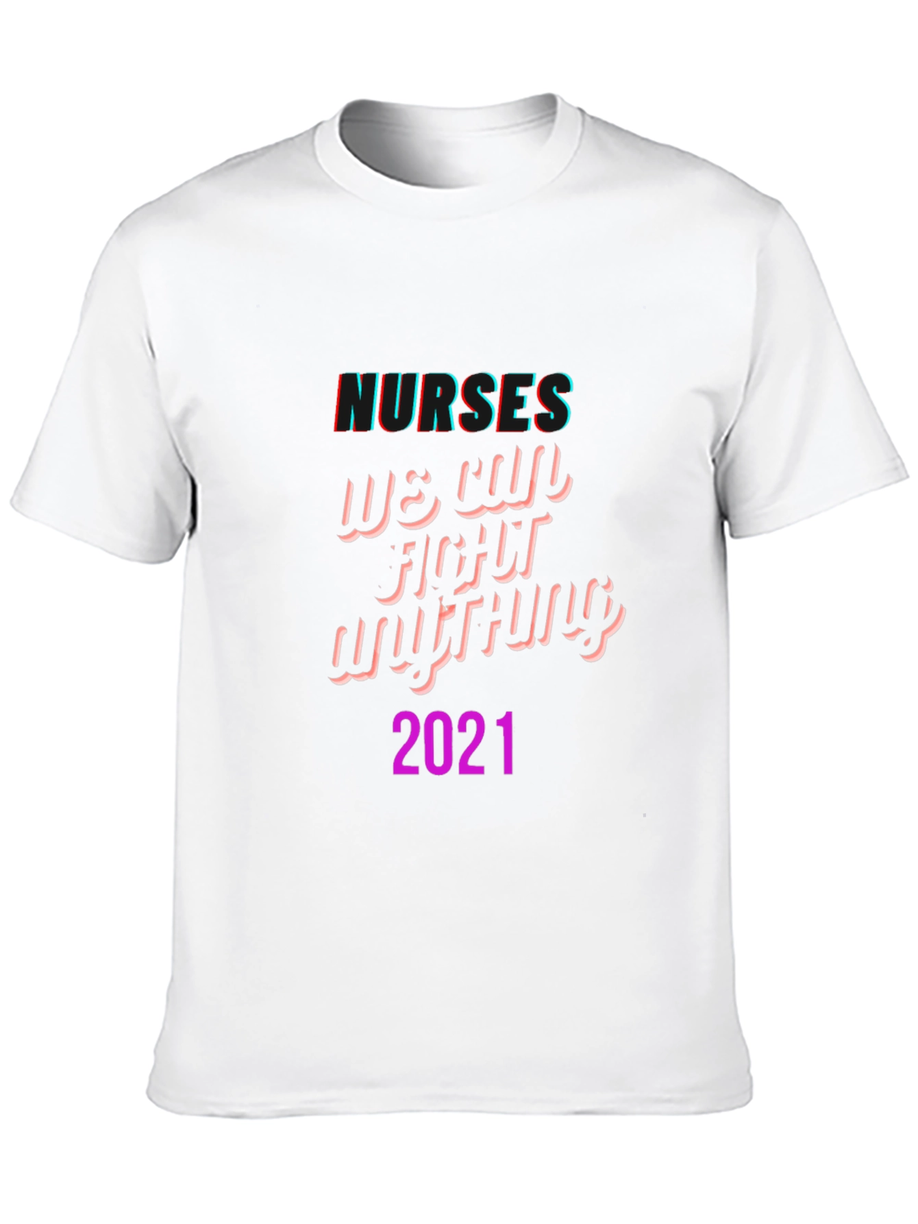 Black Nurses We Can Fight Anything Graphic Tee view 10