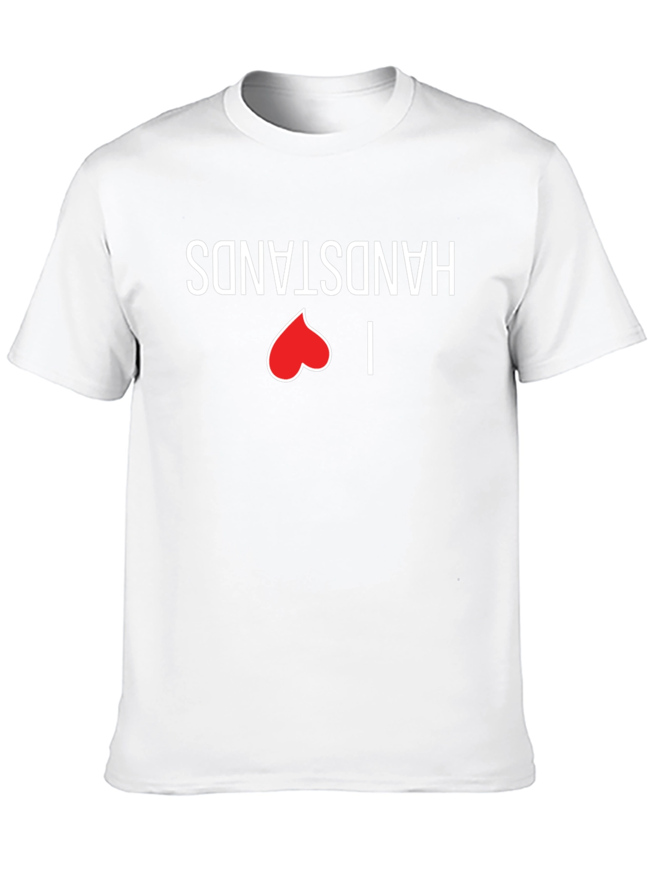 Black I Love Handstands Black T-Shirt view 10