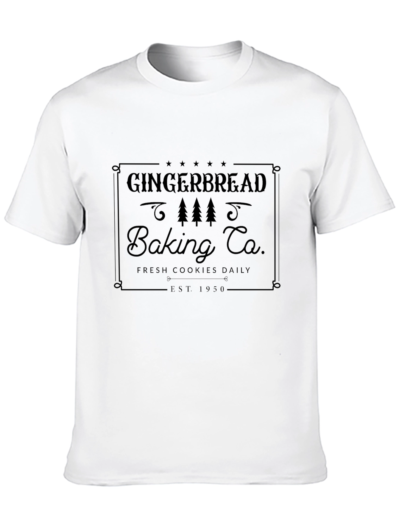 Black Gingerbread Baking Co. T-Shirt - Fresh Cookies Daily view 10