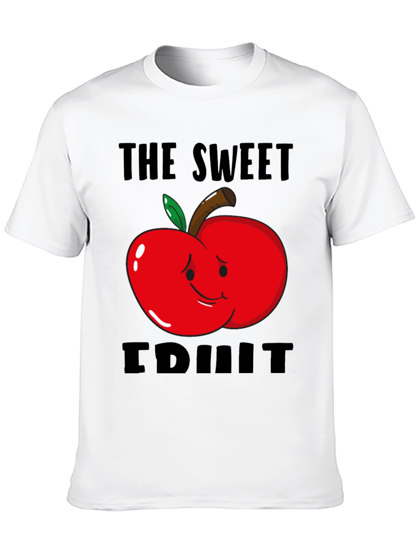 Black The Sweet Fruit Graphic T-Shirt - Black view 10