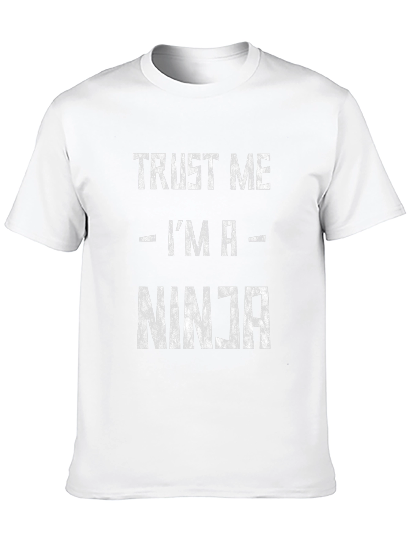 Black Trust Me I'm a Ninja T-Shirt, Funny Graphic Tee view 10