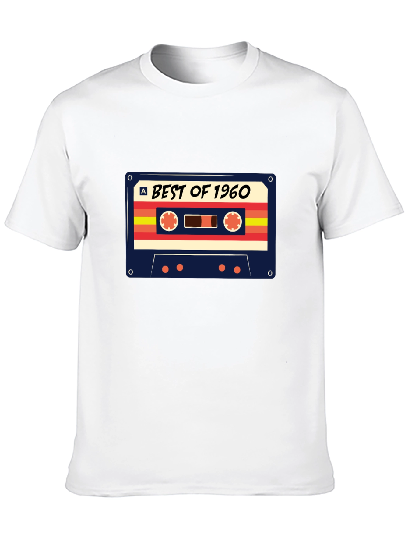 Black Best of 1960 Cassette Graphic T-Shirt view 10