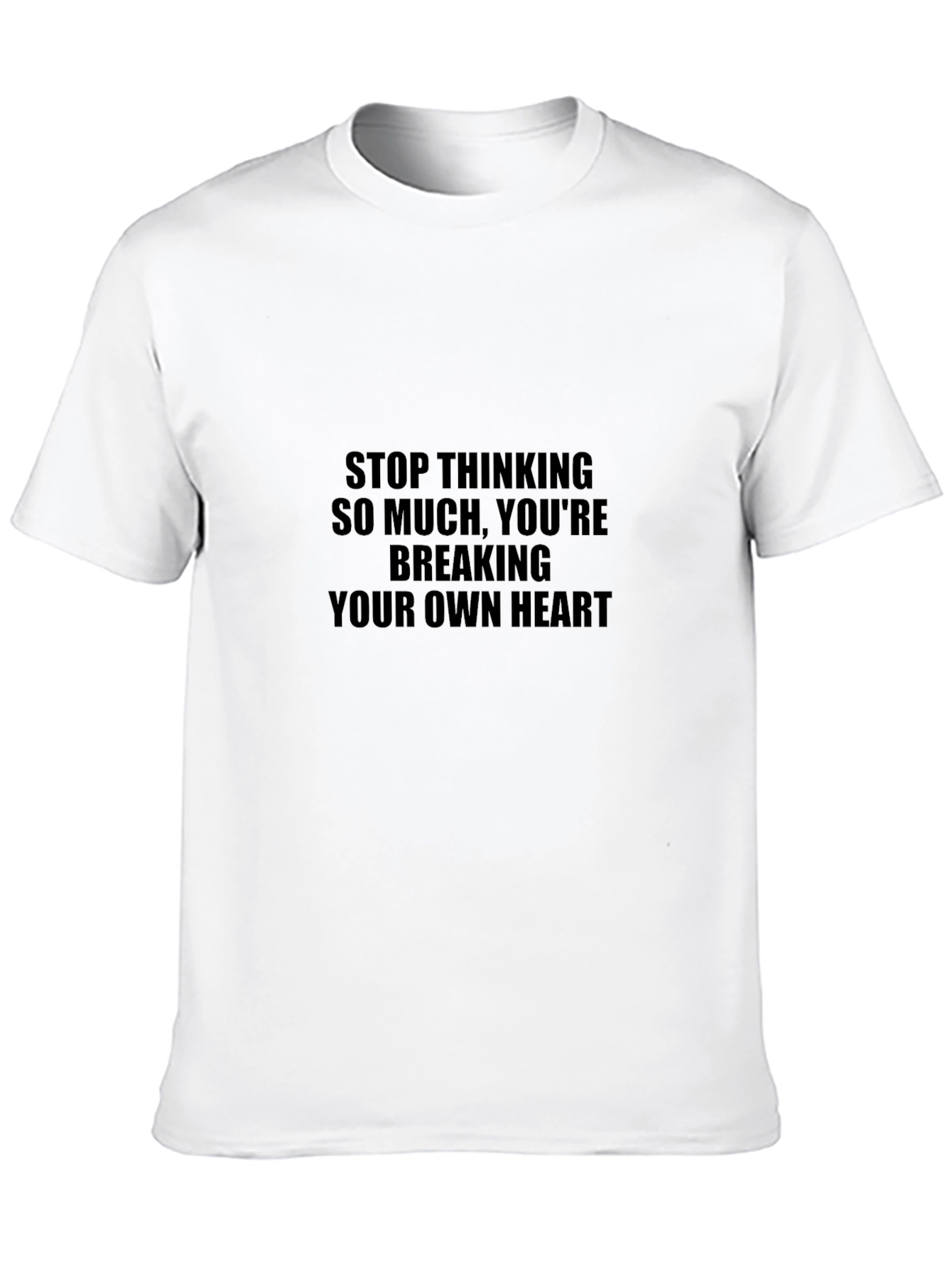 Black Contemplative Black Tee - Stop Thinking So Much view 10