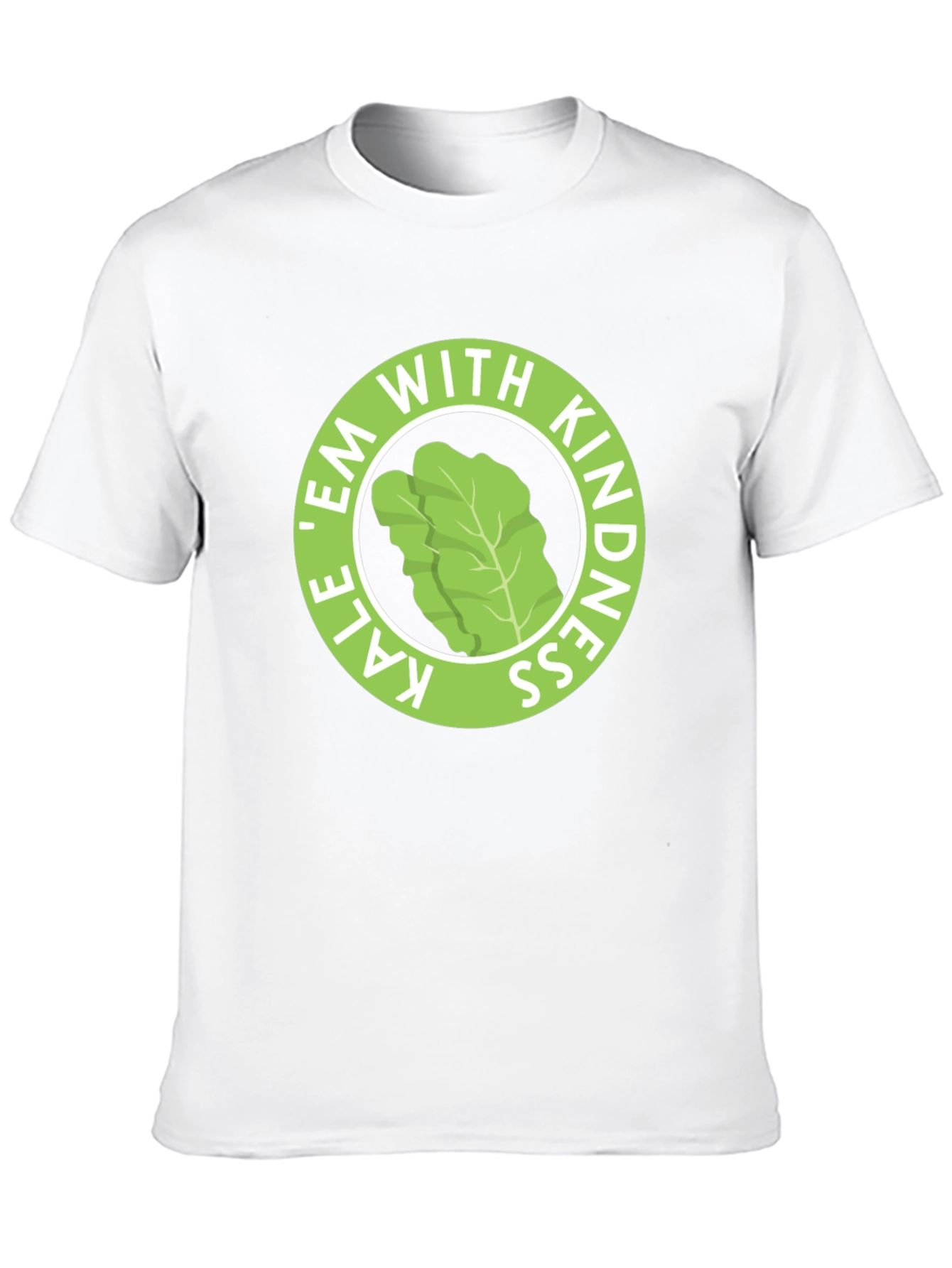 Black Kale 'Em With Kindness Black T-Shirt view 10