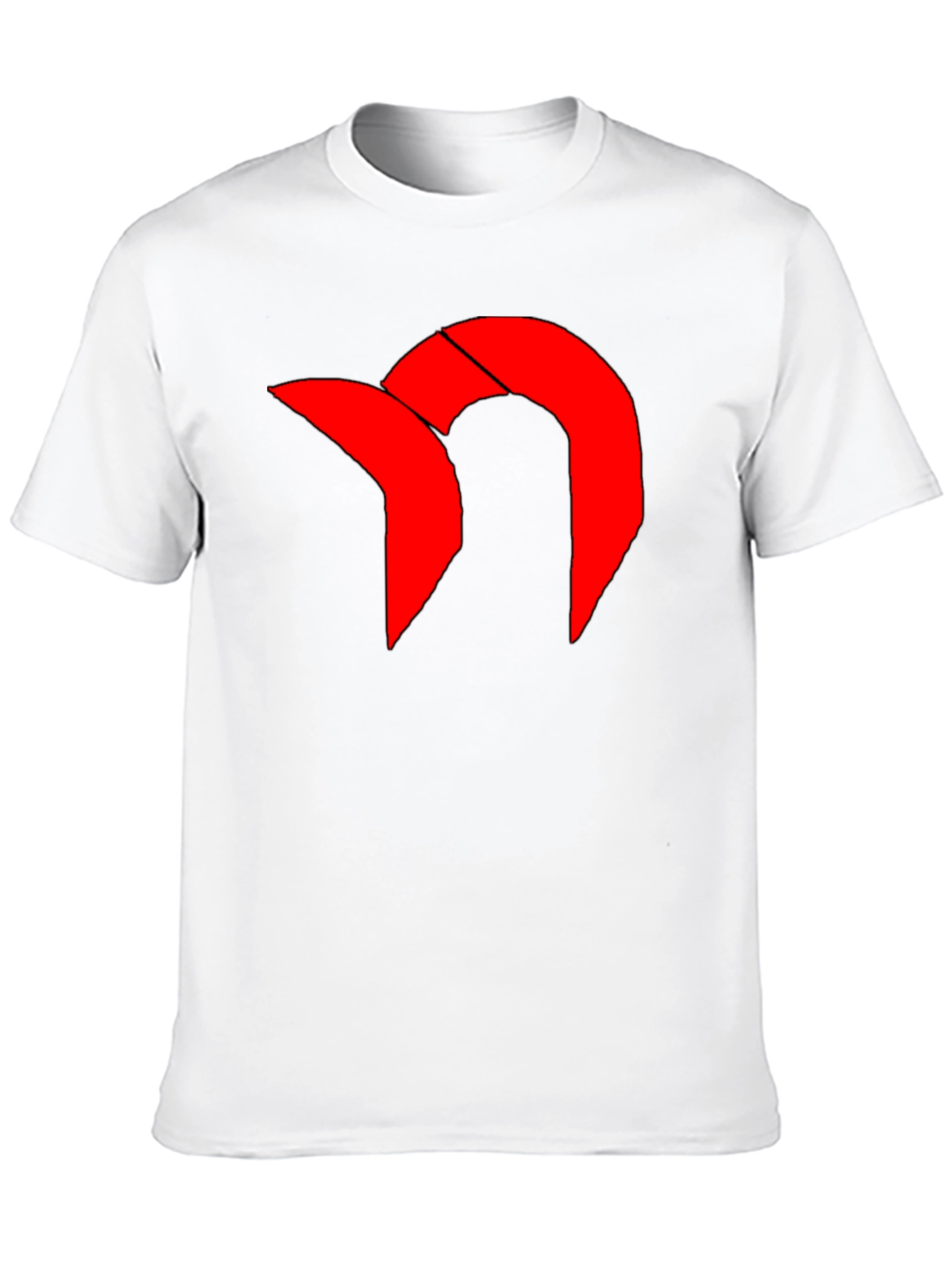 Black Bold Graphic Tee - Red Icon on Black view 10