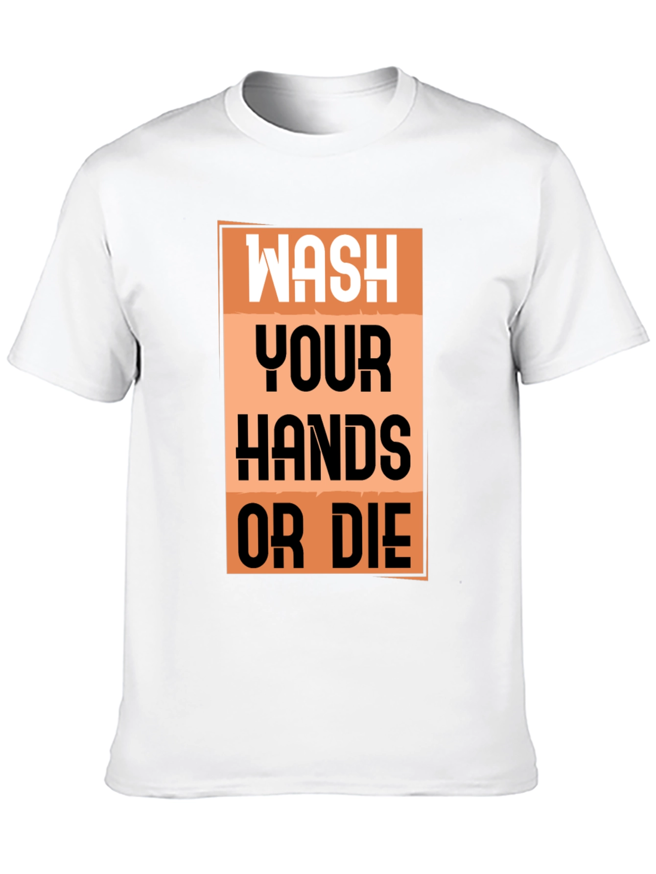 Black Wash Your Hands T-Shirt - Funny Quarantine Tee view 10
