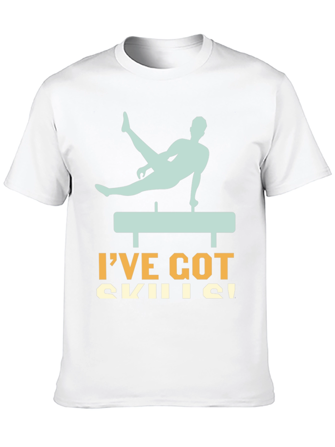 Black Gymnastics Skills T-Shirt view 10