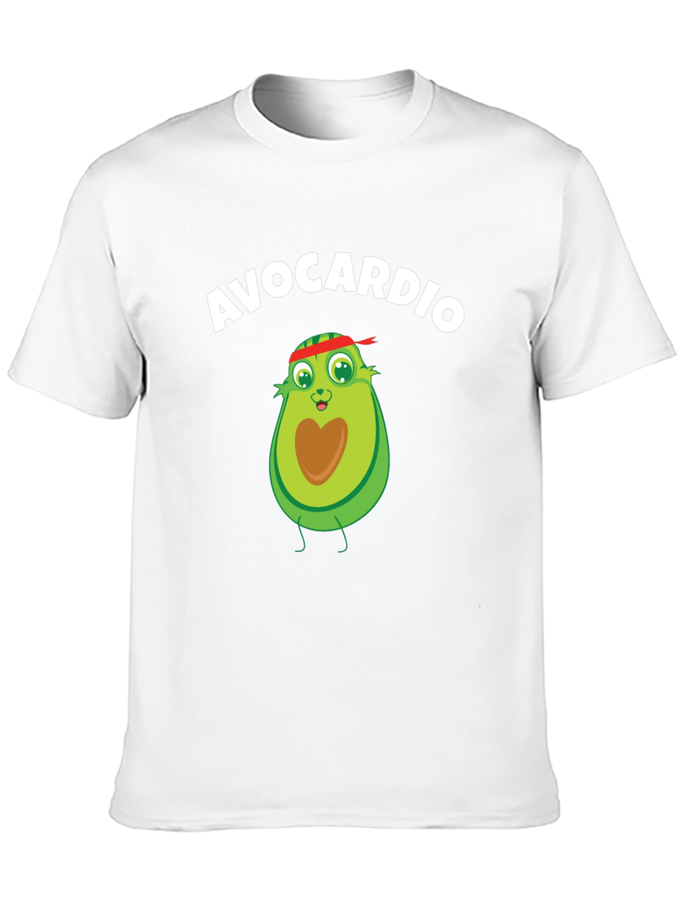 Black Avocardio Workout T-Shirt - Funny Avocado Gym Tee view 10