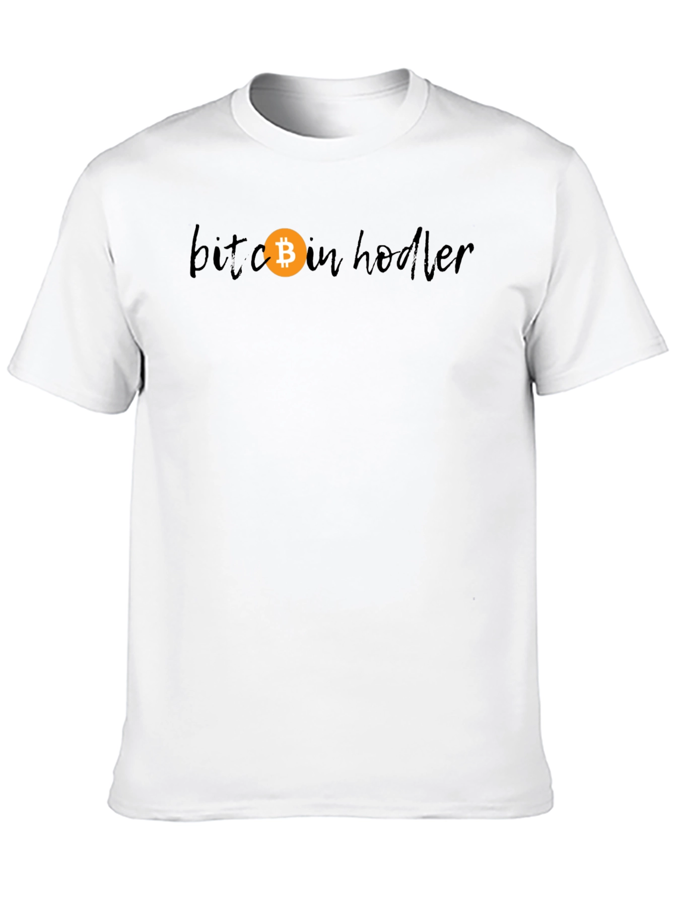 Black Bitcoin HODLer Black T-Shirt Crypto Design view 10