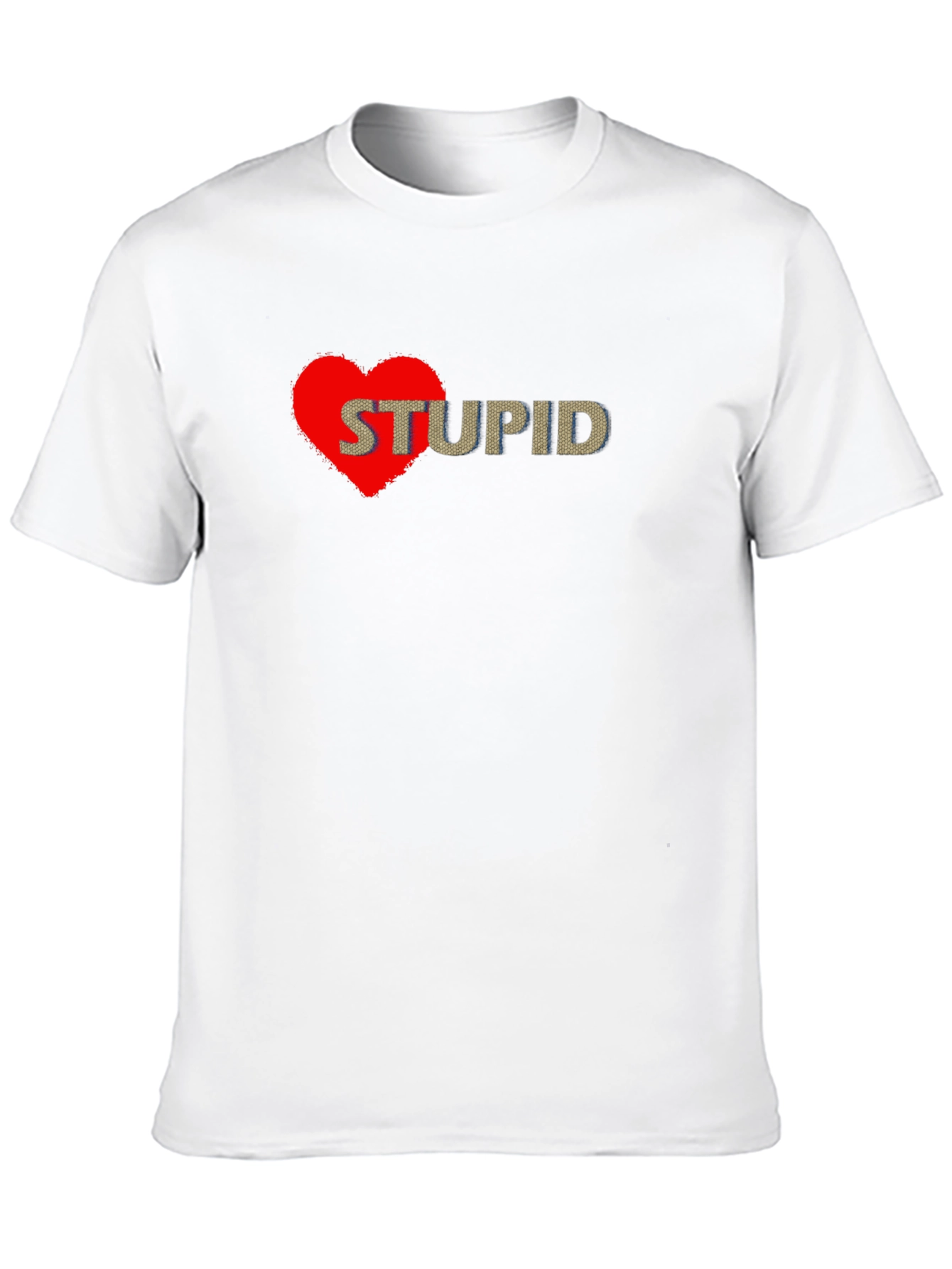 Black I Heart Stupid Graphic Tee - Casual Style view 10