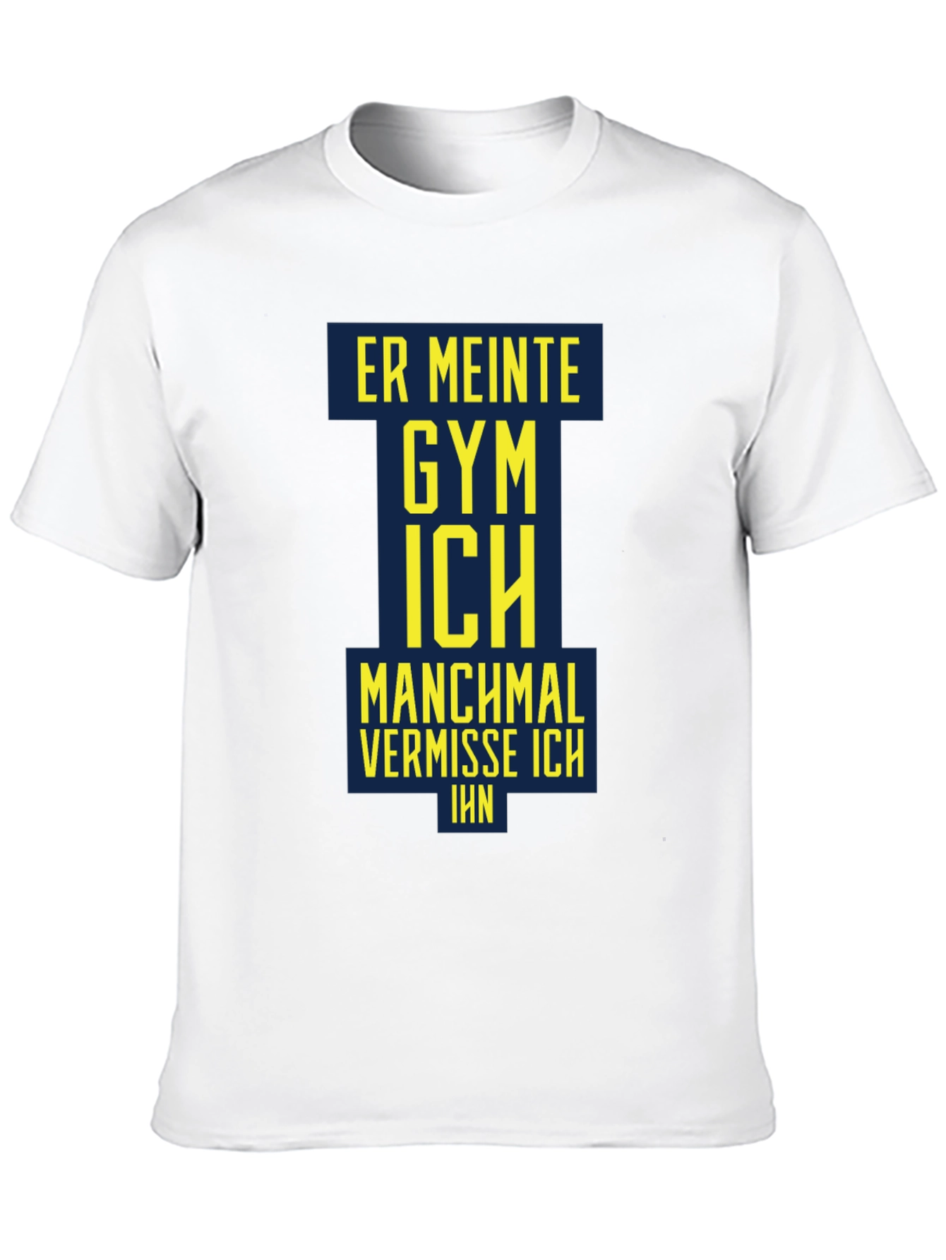 Black Men's Black Graphic T-Shirt - Gym Humor view 10