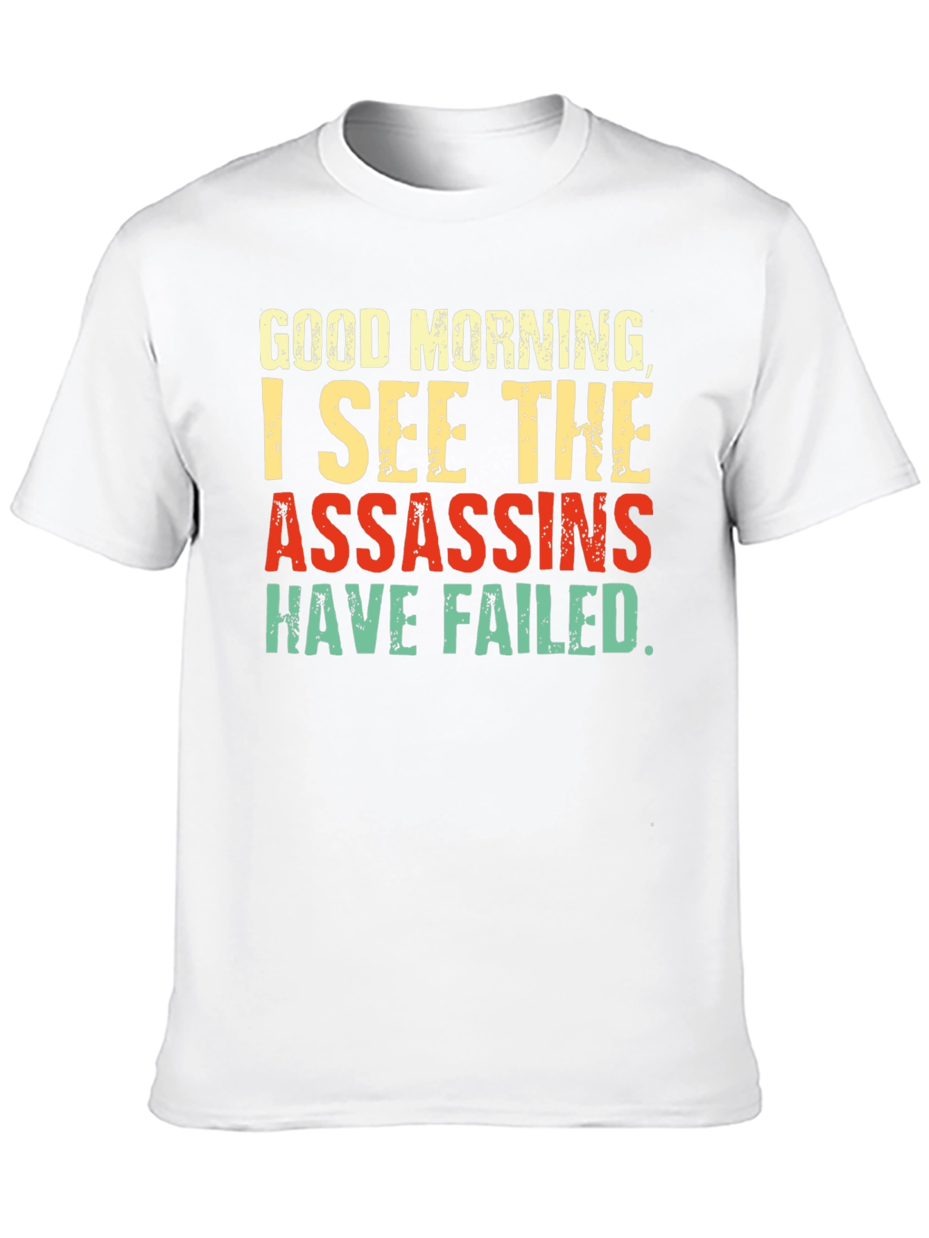 Black Funny Assassins Failed Graphic Tee view 10