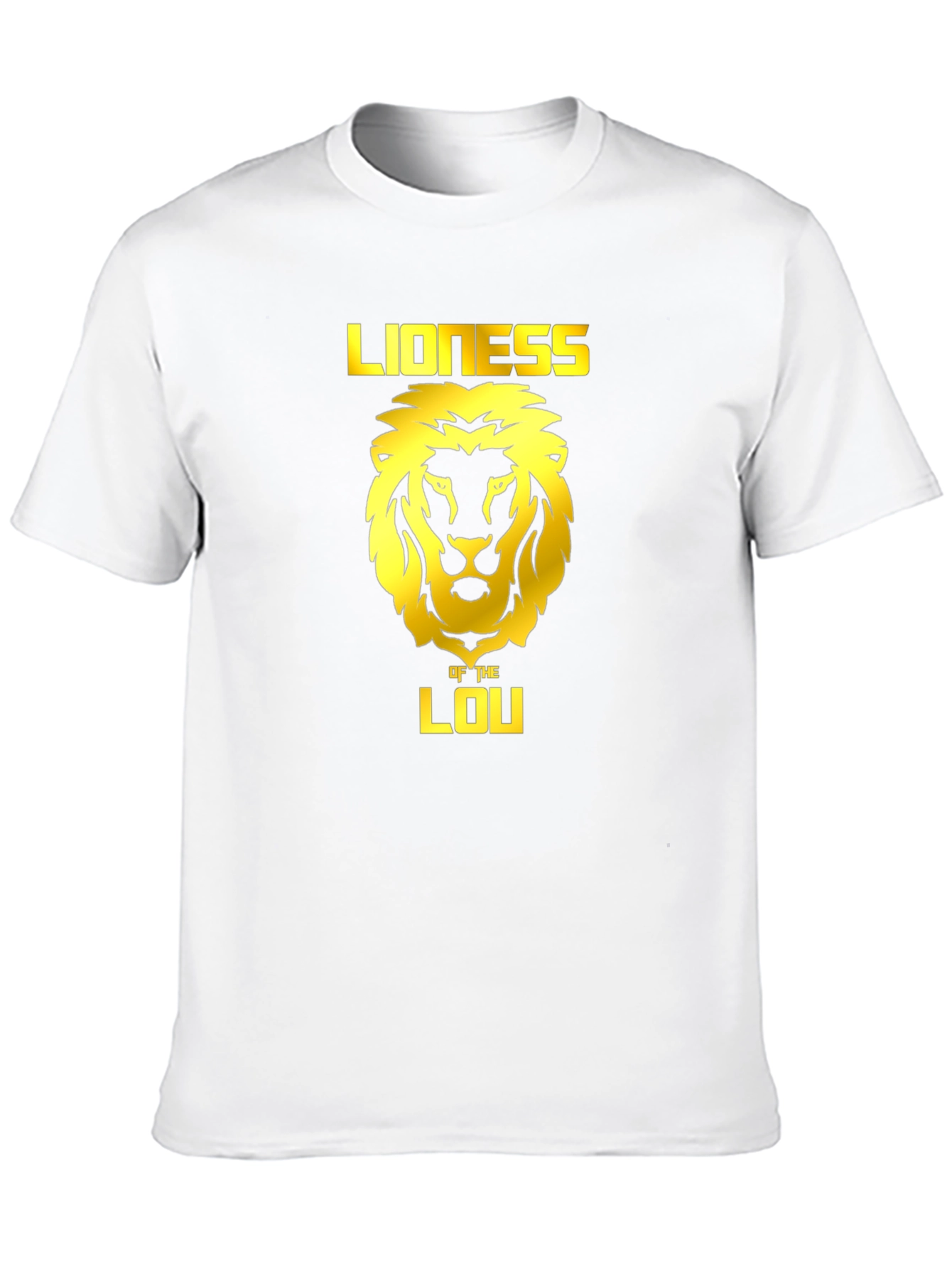 Black Lioness of the Lou Black T-Shirt - Graphic Tee view 10