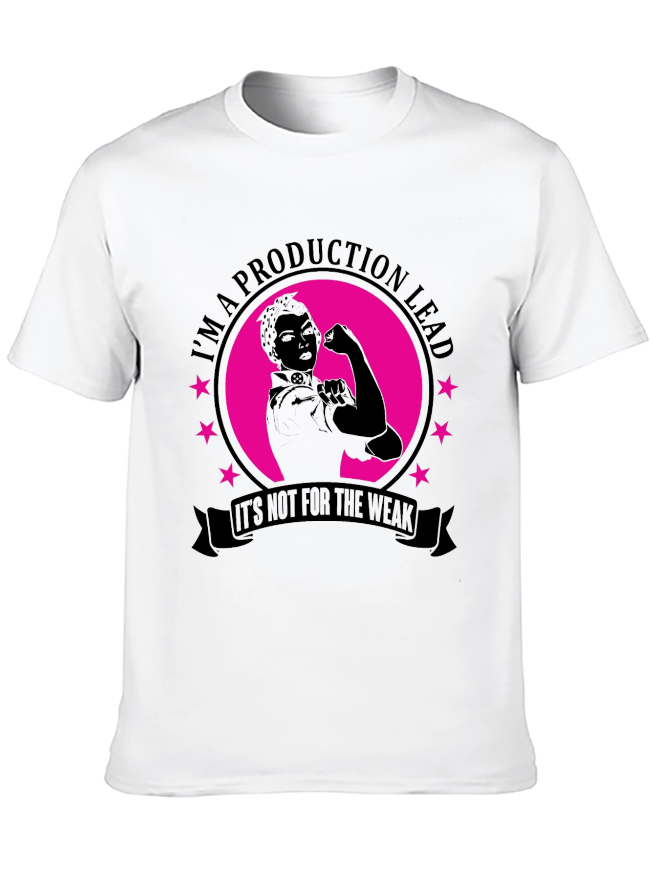 Black Production Lead Strong Woman Graphic Tee view 10