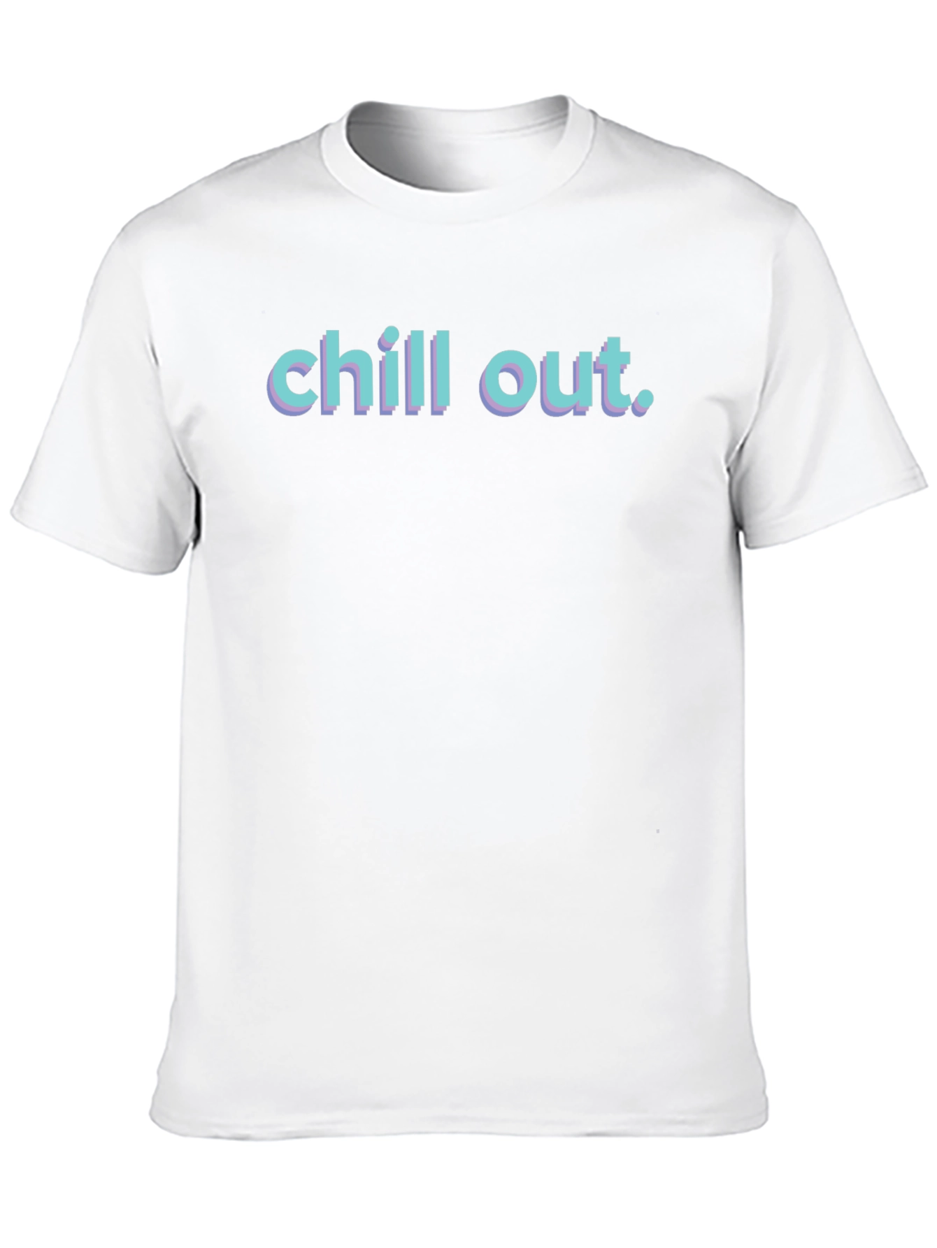 Black Chill Out T-Shirt - Relaxed Vibe Tee view 10