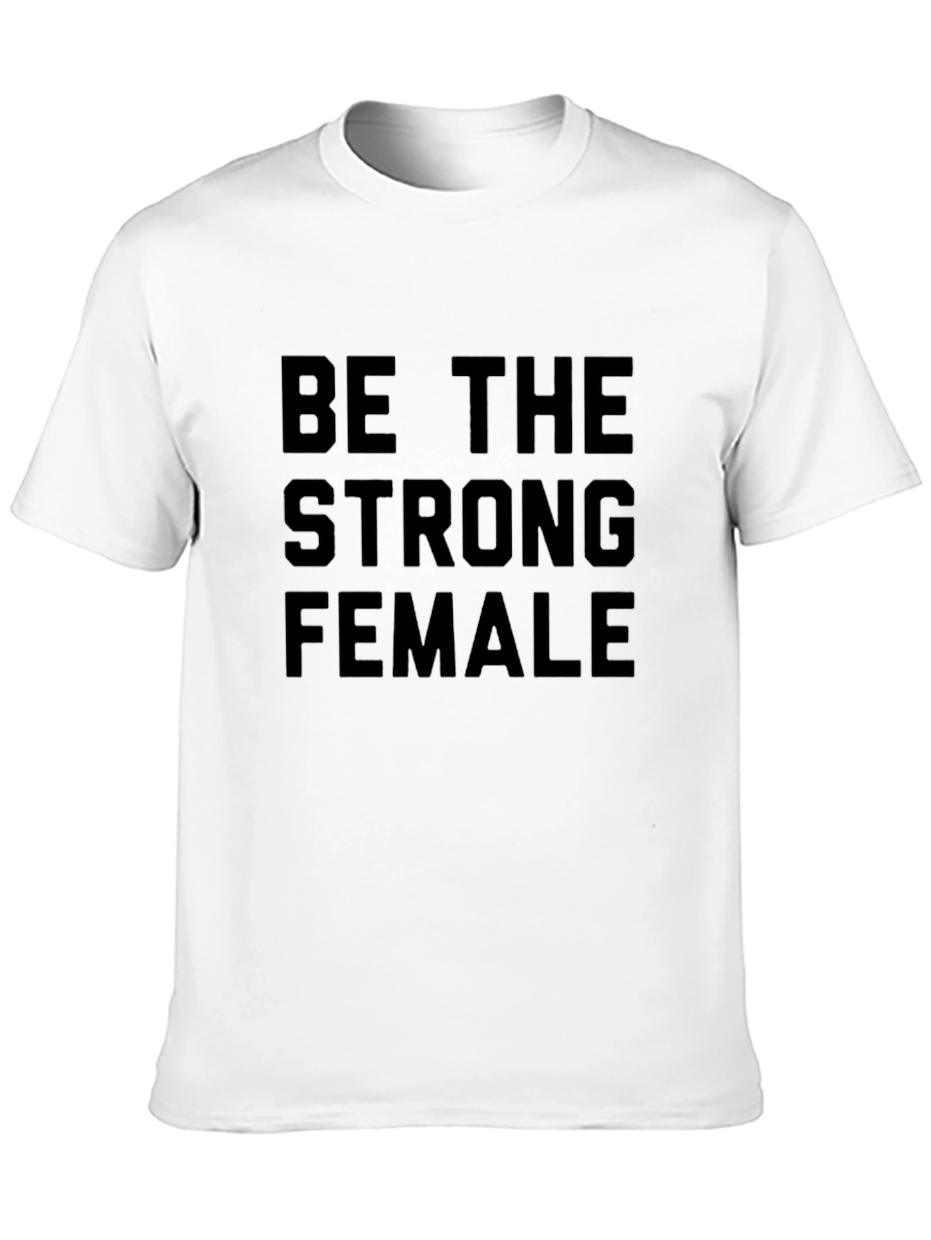 Be The Strong Female Graphic Tee - Black - 10