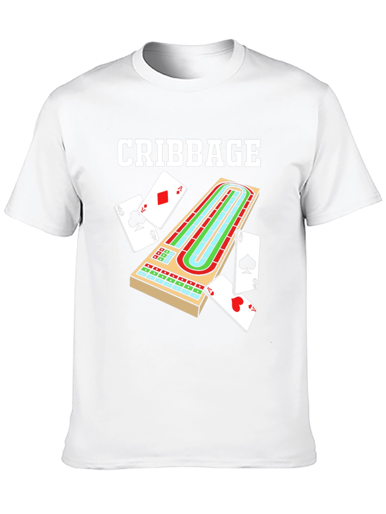 Black Cribbage Board T-Shirt Game Night Apparel view 10