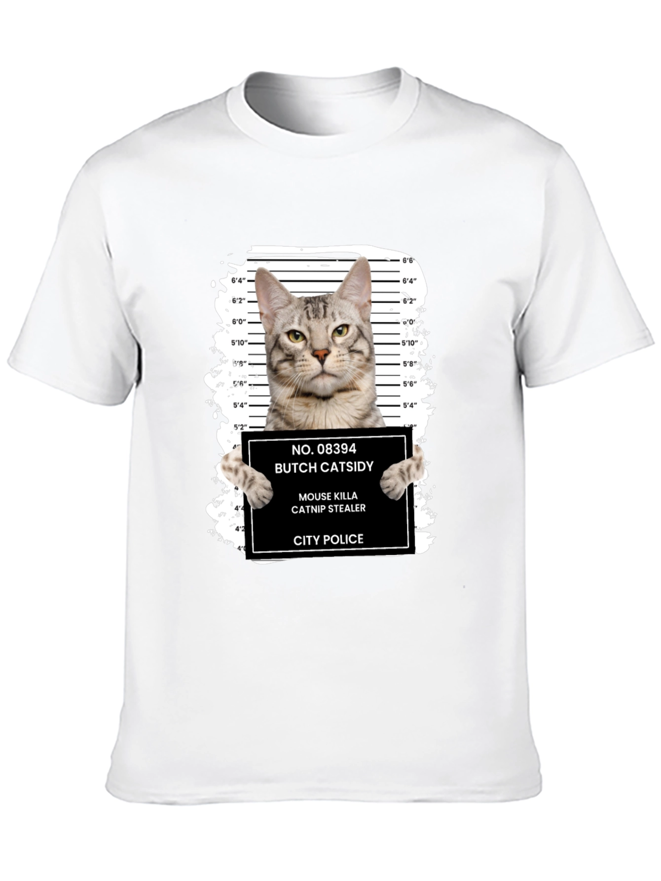 Black Butch Catsidy Mugshot T-Shirt view 10
