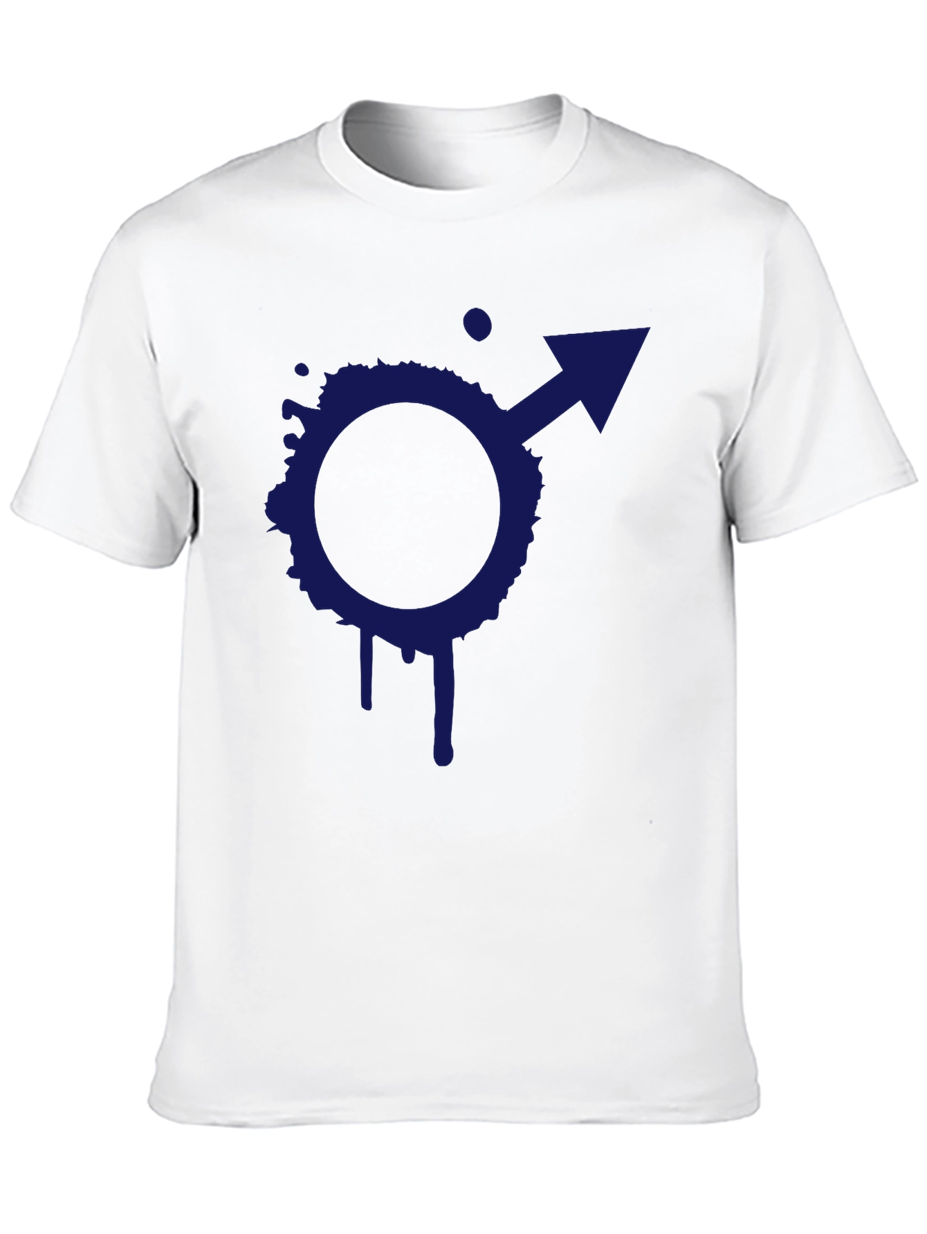 Black Cool Symbol Graphic Black T-Shirt view 10