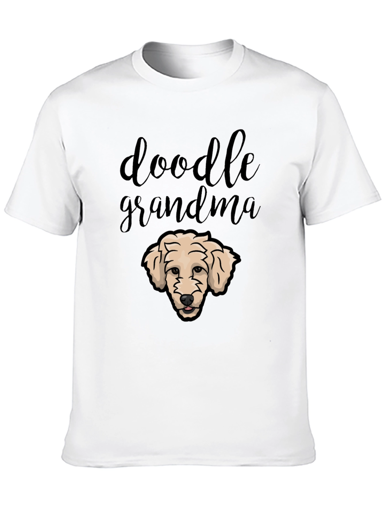 Black Doodle Grandma Dog T-Shirt view 10