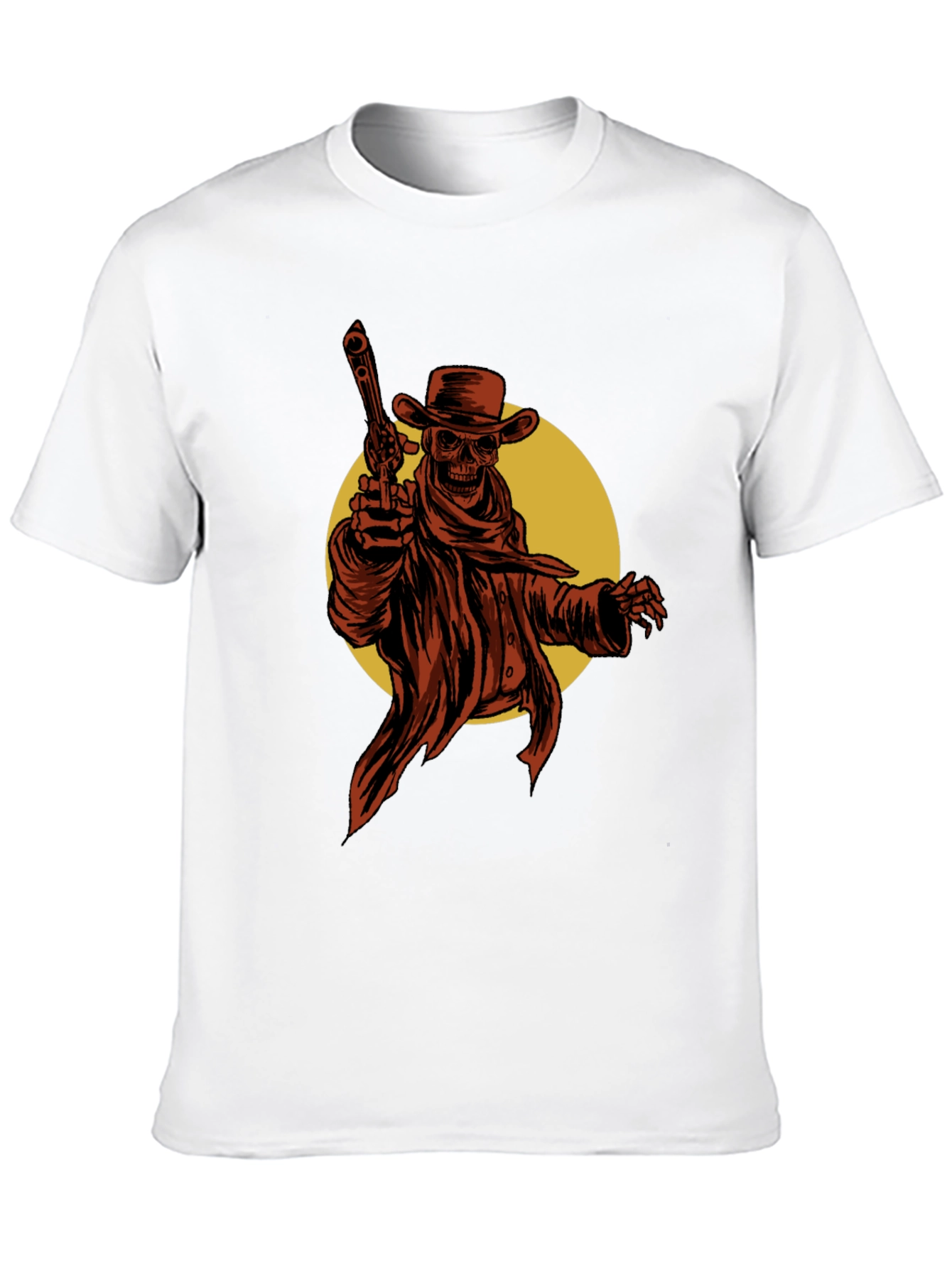 Black Skeleton Cowboy T-Shirt view 10