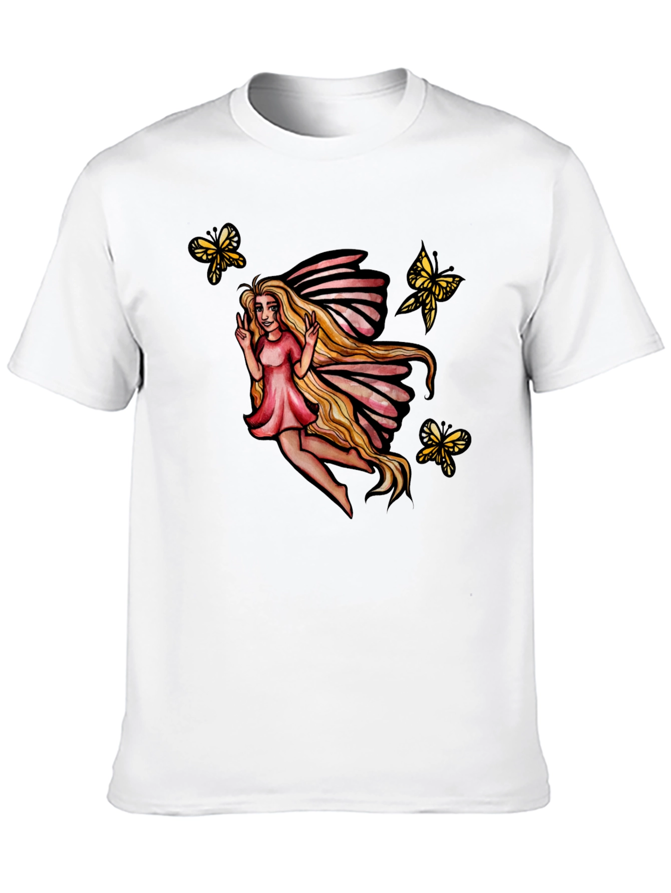 Black Fairy T-Shirt - Magical Design view 10