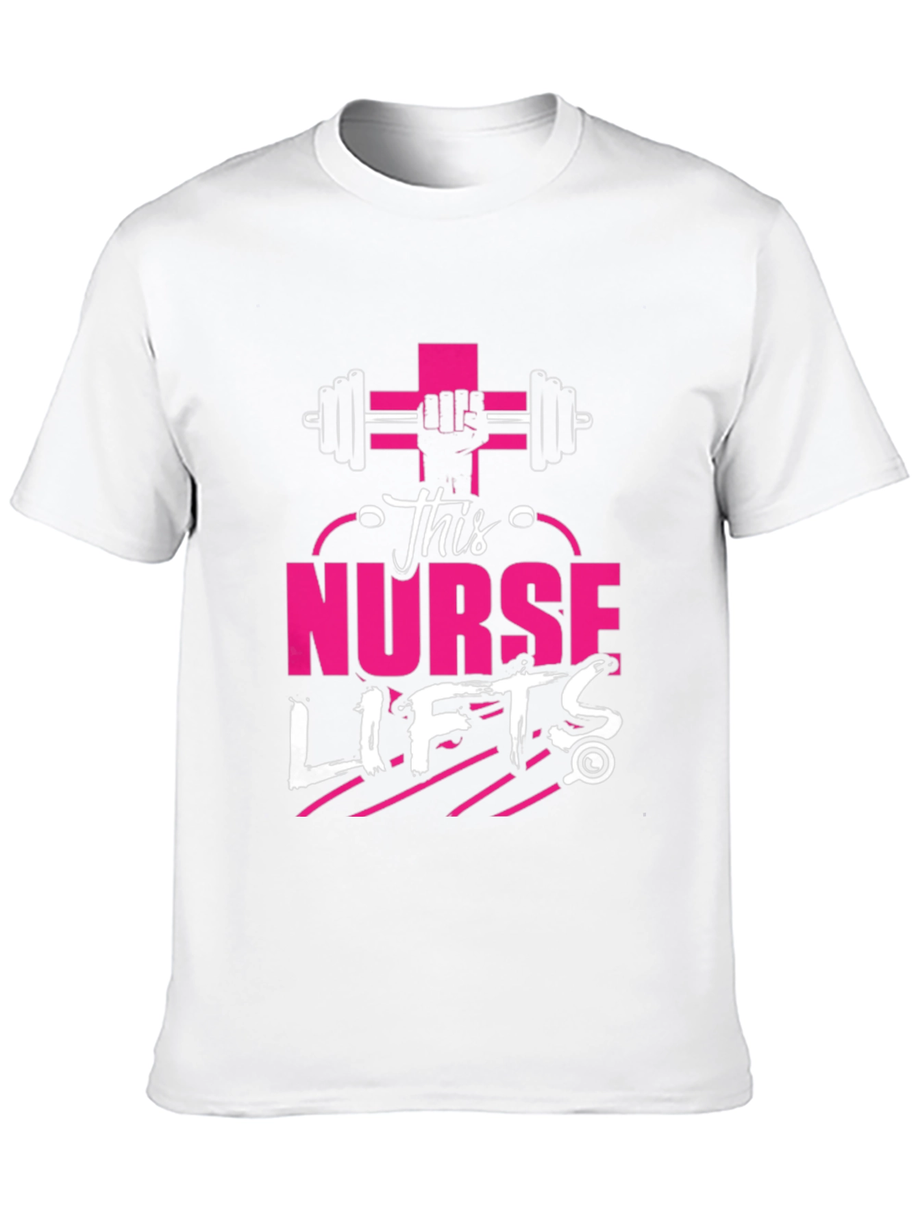 Black This Nurse Lifts T-Shirt: Fitness Apparel view 10