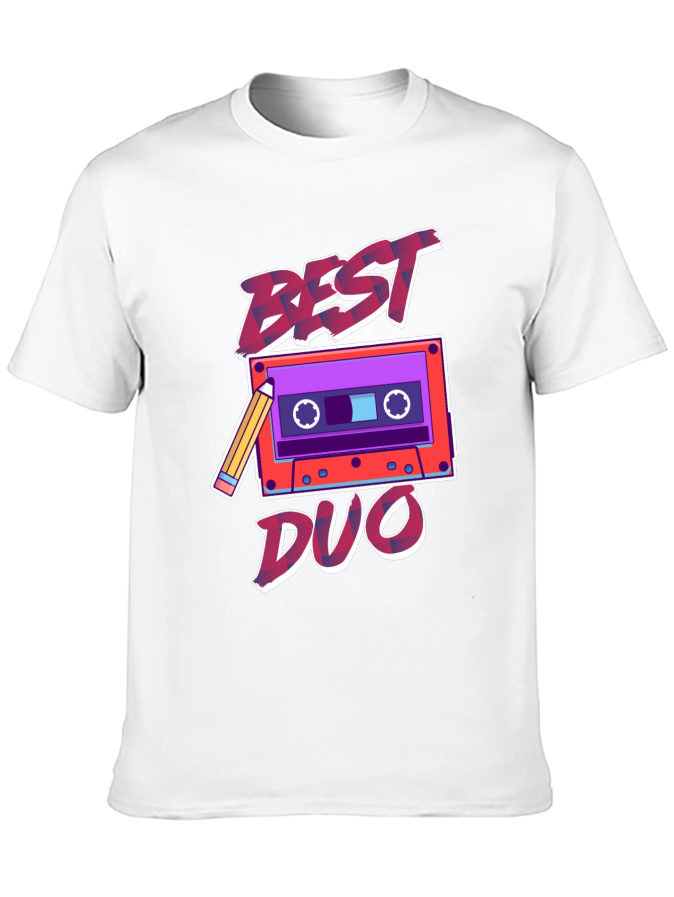 Black Best Duo Cassette Tape Graphic Tee - Retro Style view 10