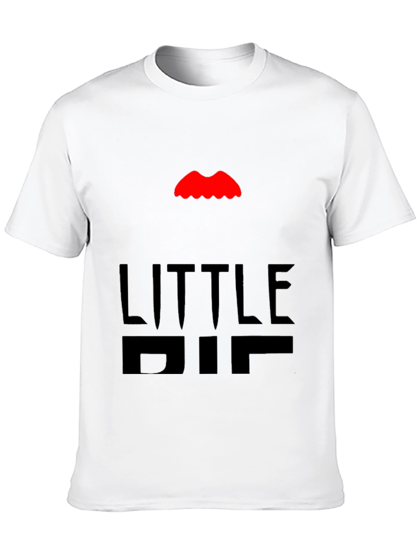 Black Little Big Tee - Funny Graphic T-Shirt view 10