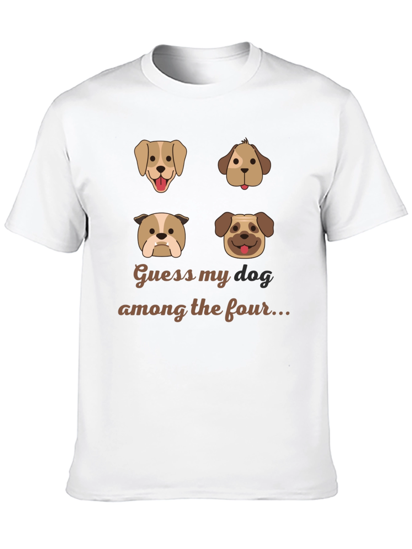 Black Dog Lover Tee: Guess My Dog T-Shirt view 10