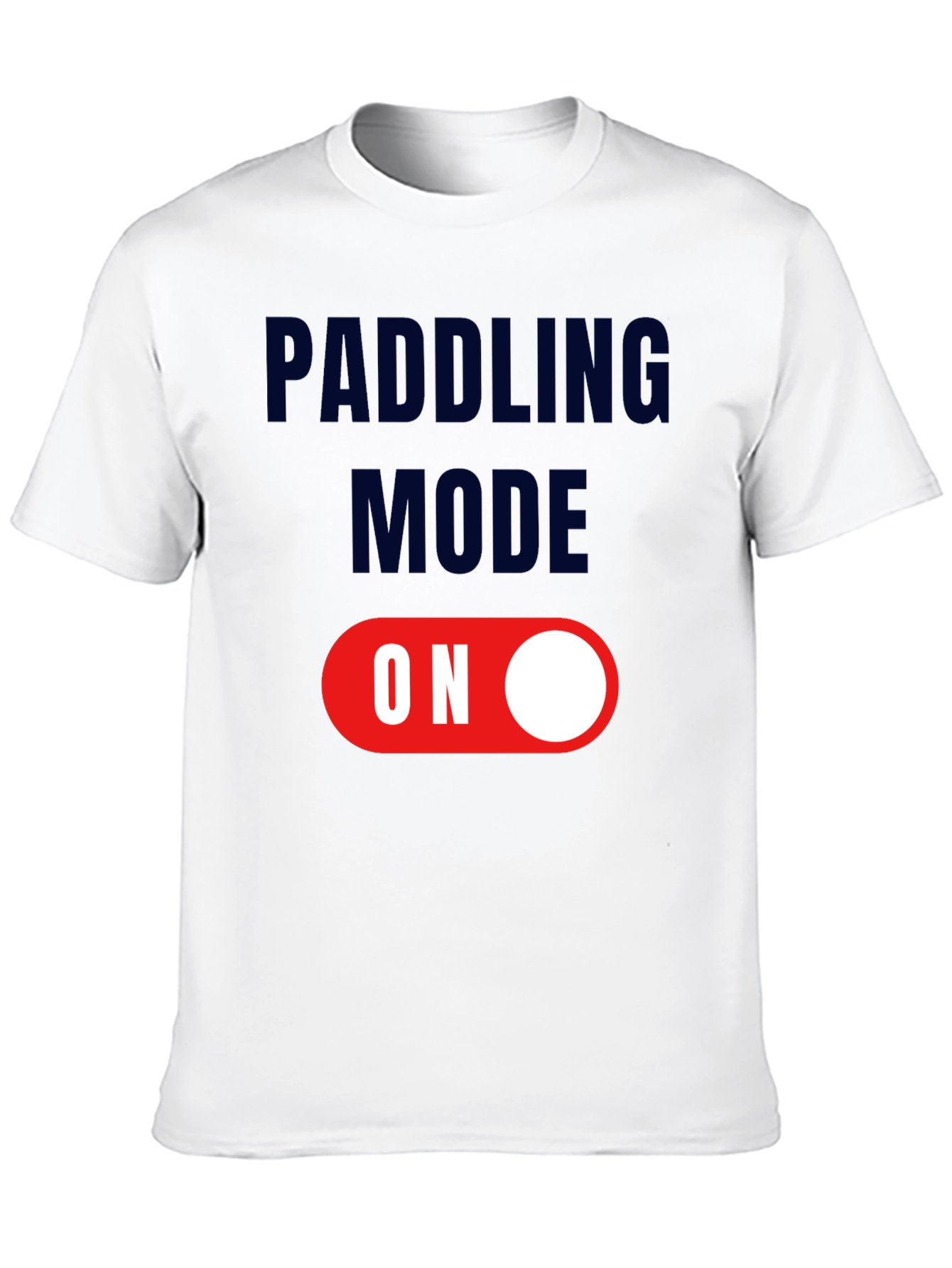 Black Paddling Mode On T-Shirt view 10