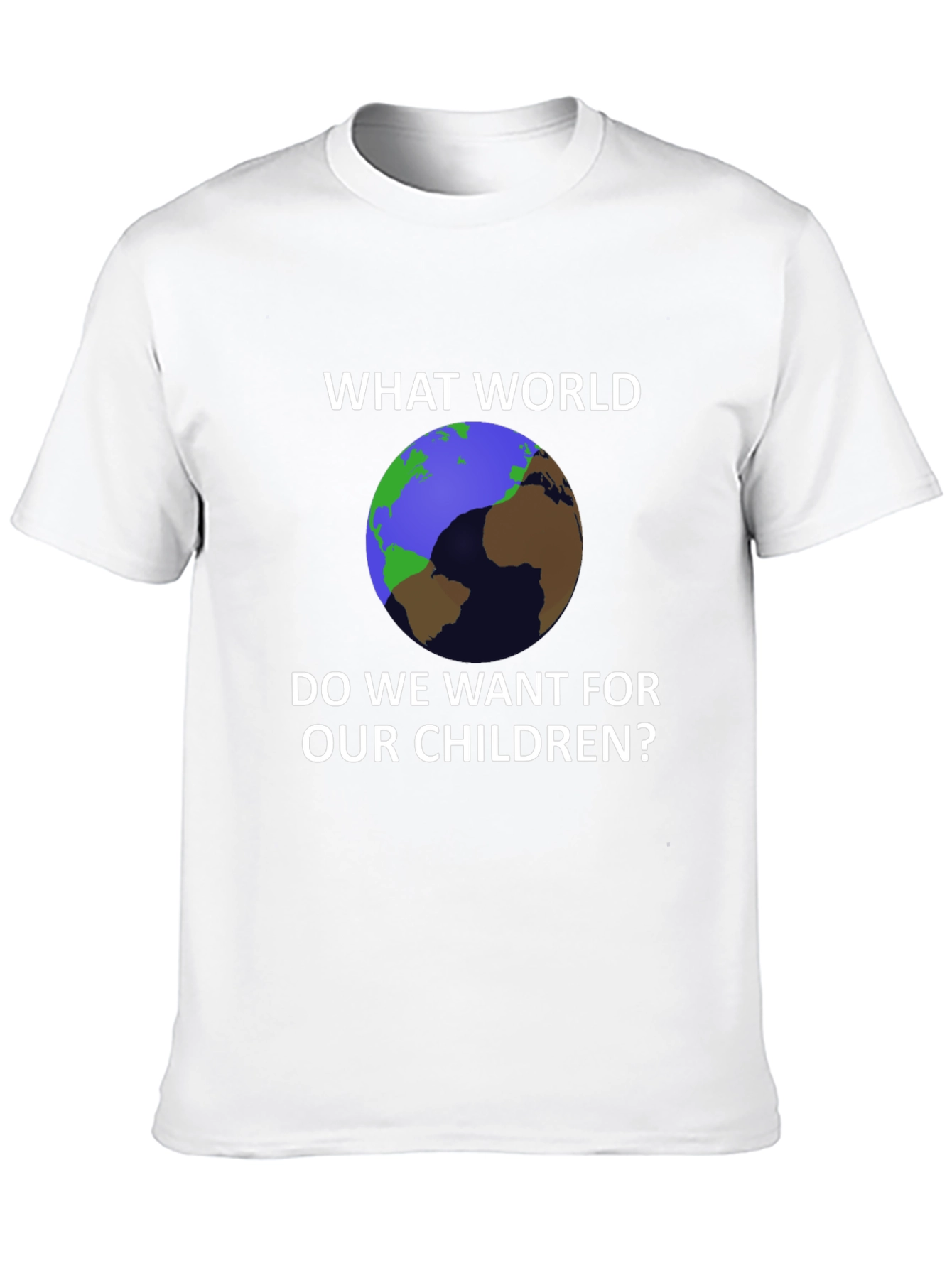 Black Eco-Friendly World Graphic T-Shirt view 10