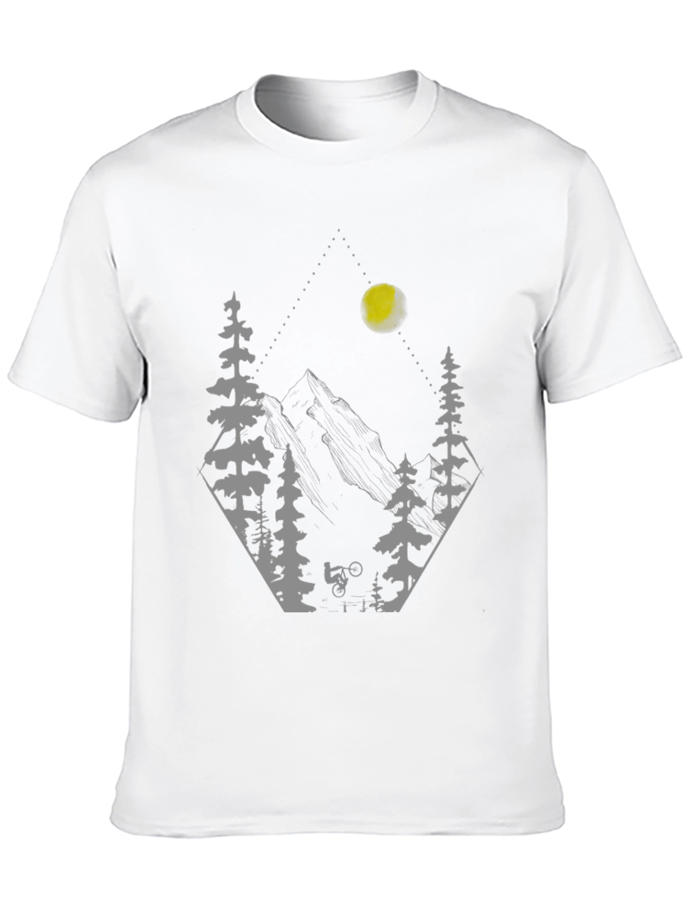 Black Mountain Biker Graphic T-Shirt - Adventure Ready view 10