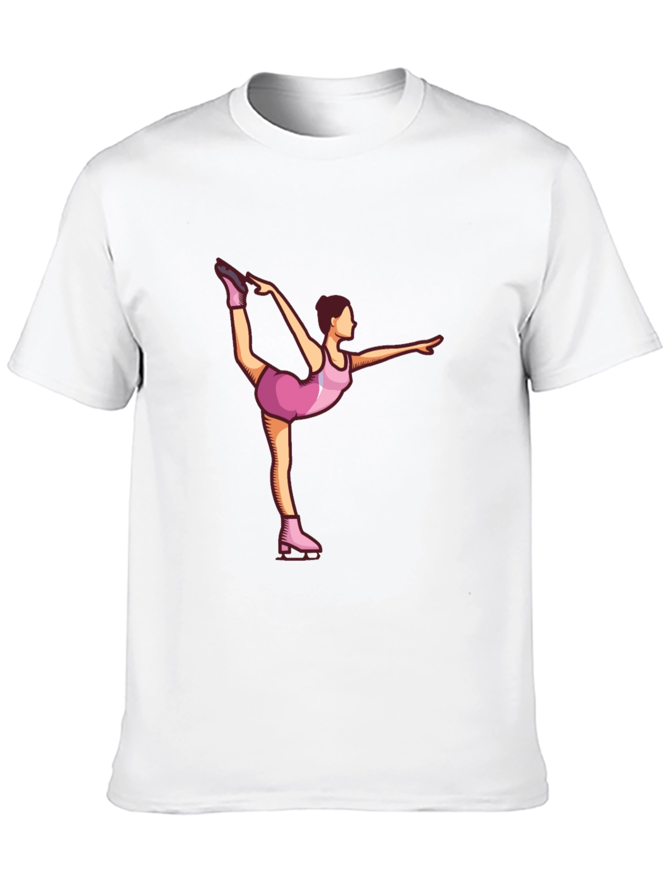 Black Figure Skating Graphic Tee view 10