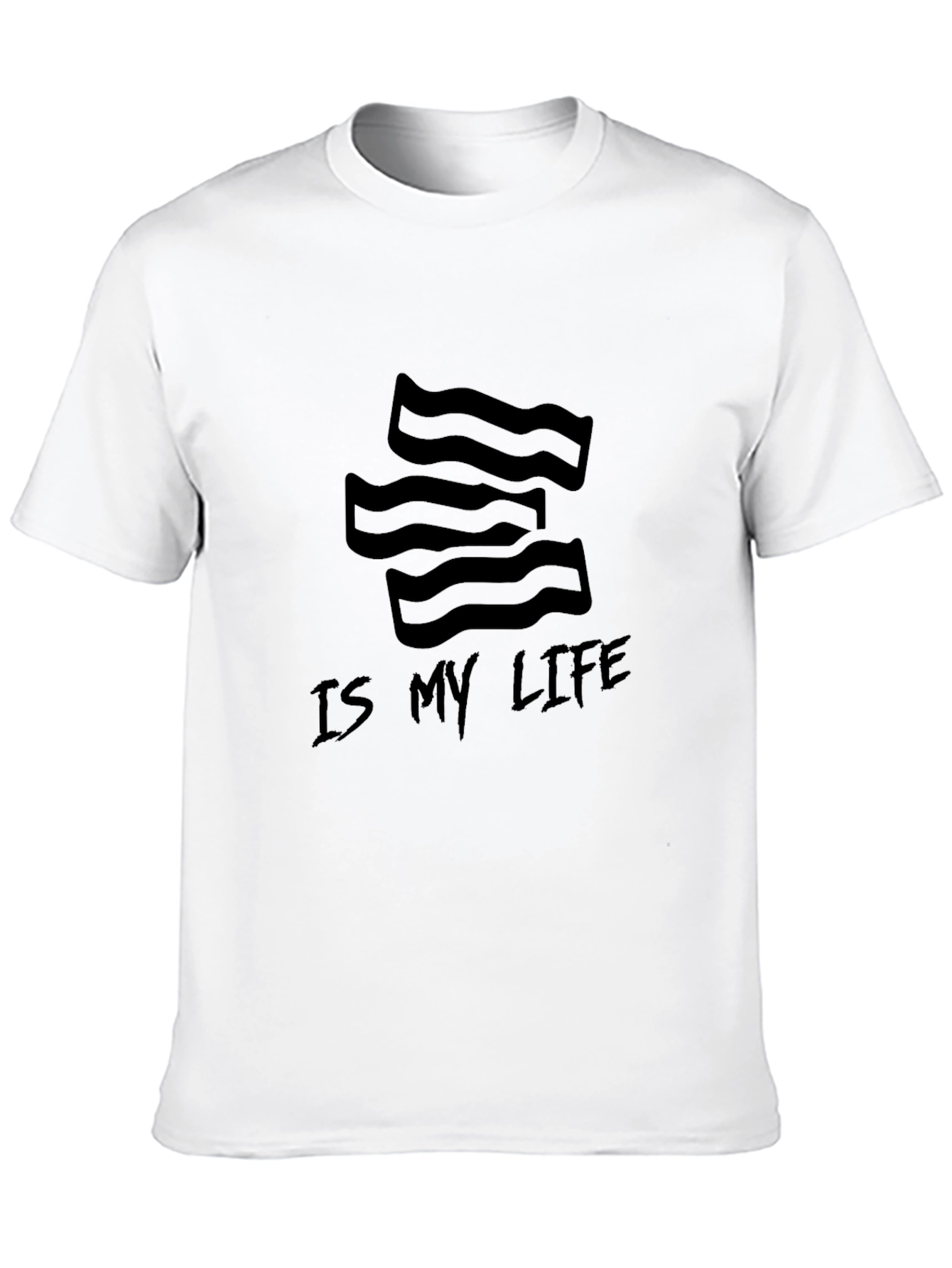 Black Bacon is My Life Graphic Tee view 10