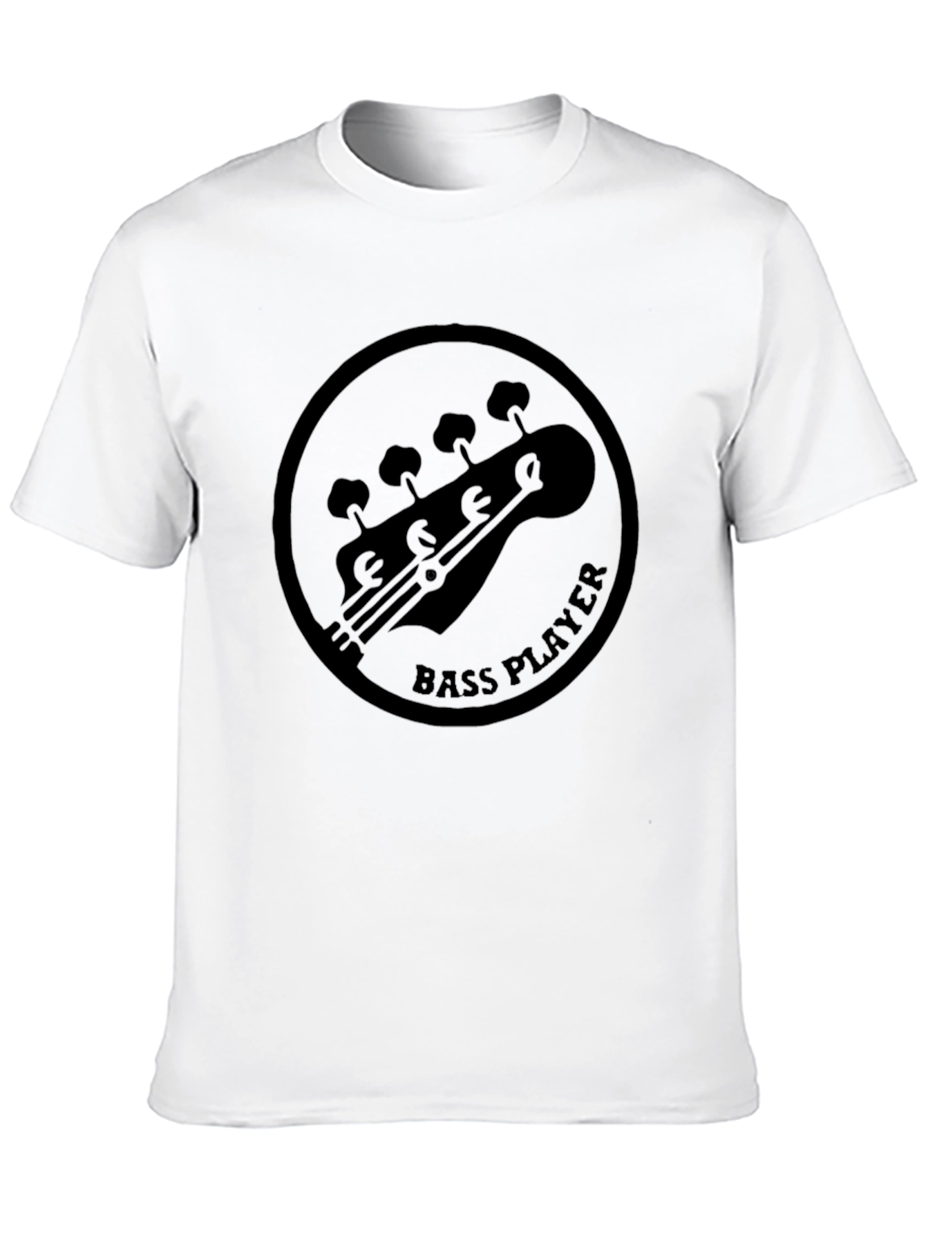 Black Bass Player Black Graphic Tee view 10