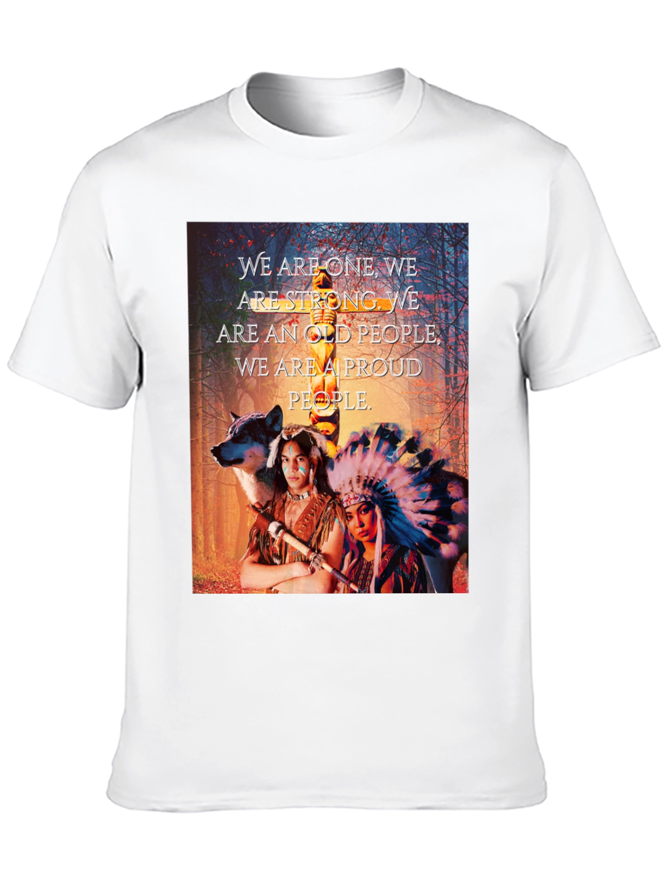 Black Native American Pride T-Shirt view 10