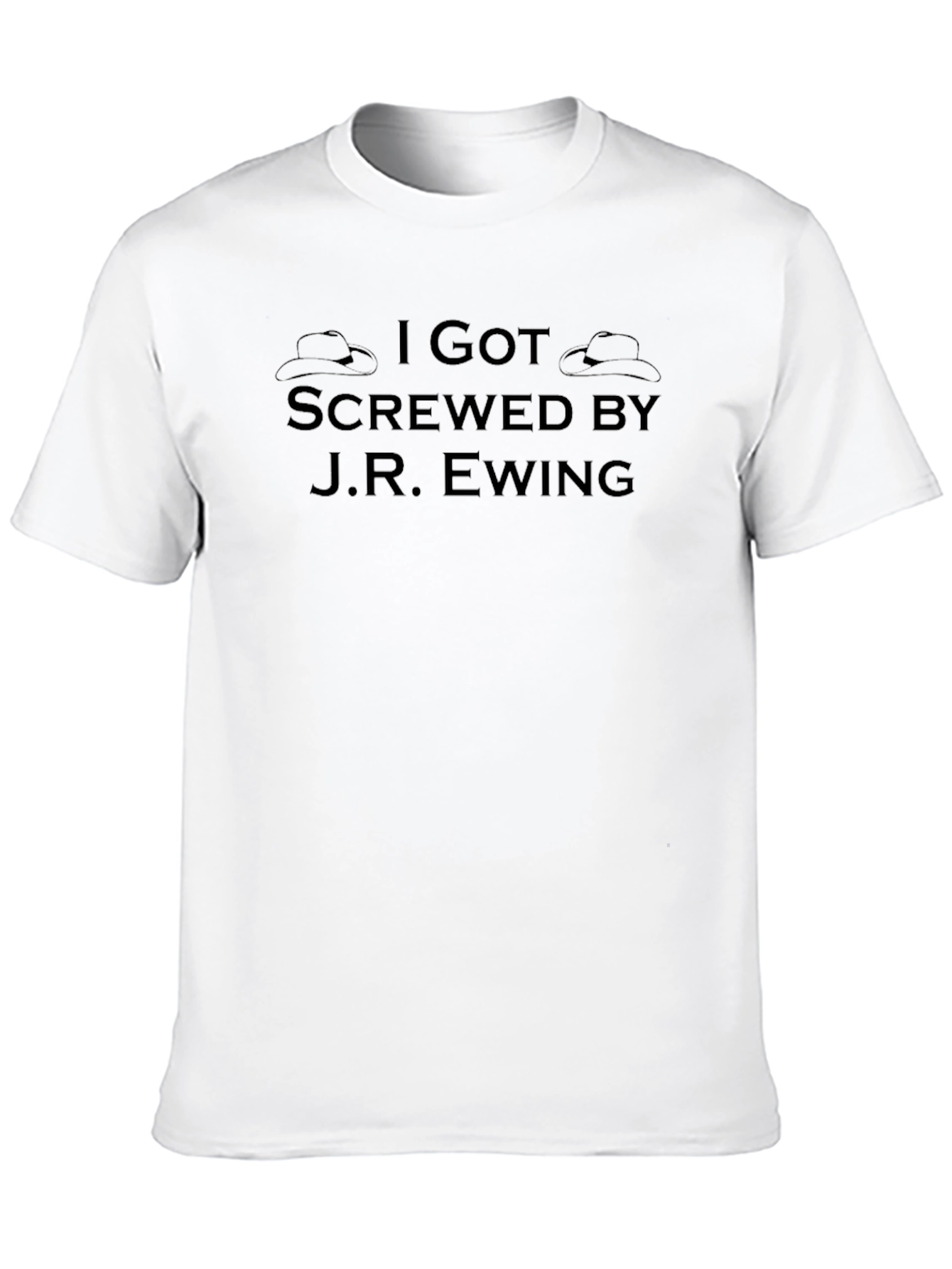 Black I Got Screwed by J.R. Ewing T-Shirt view 10