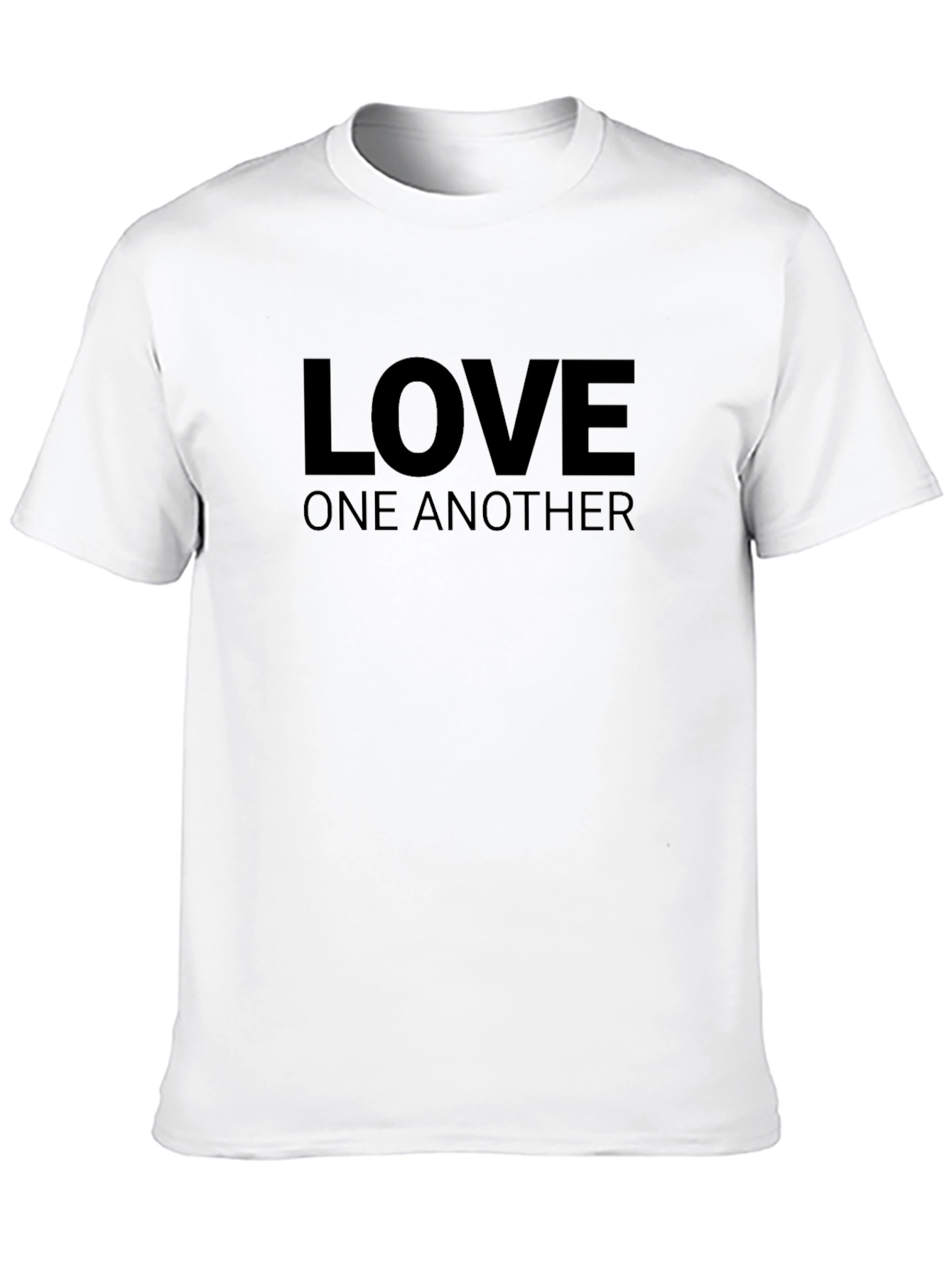 Black Love One Another Graphic Tee - Black view 10