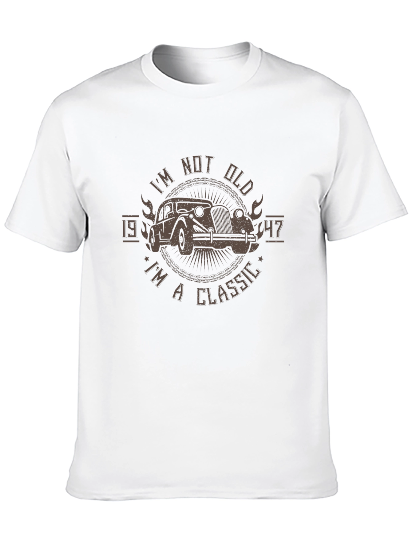 Black I'm Not Old I'm A Classic 1947 T-Shirt view 10