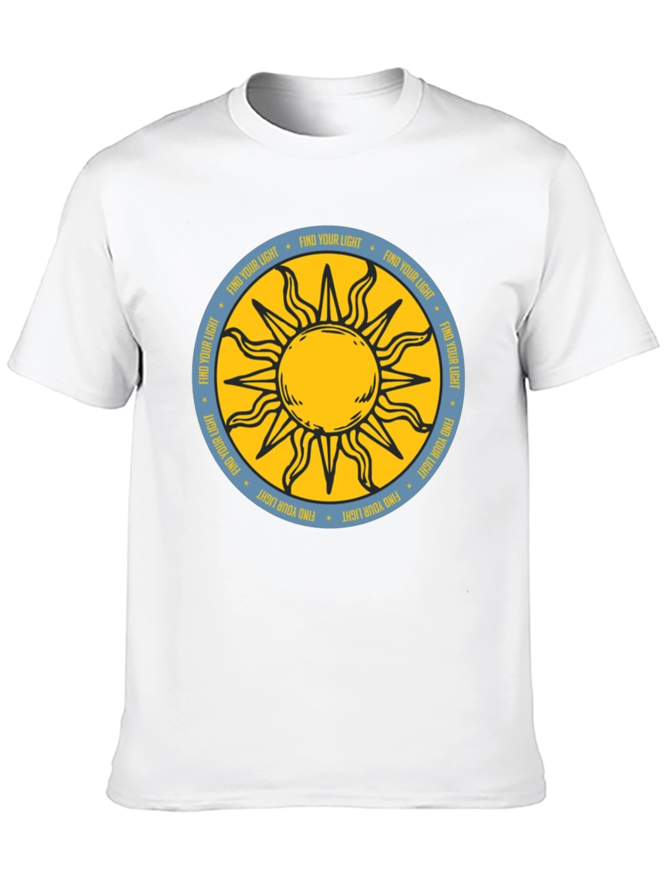 Black Find Your Light Sun Graphic Tee view 10