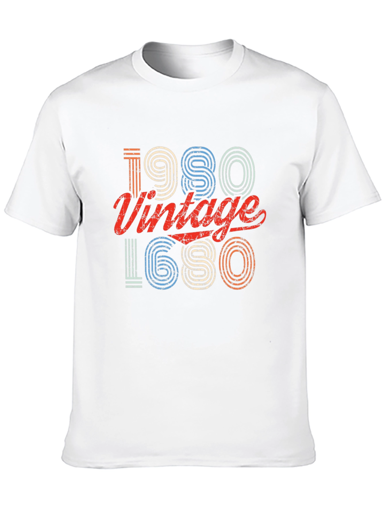Black Vintage 1980 Graphic T-Shirt Retro Style view 10