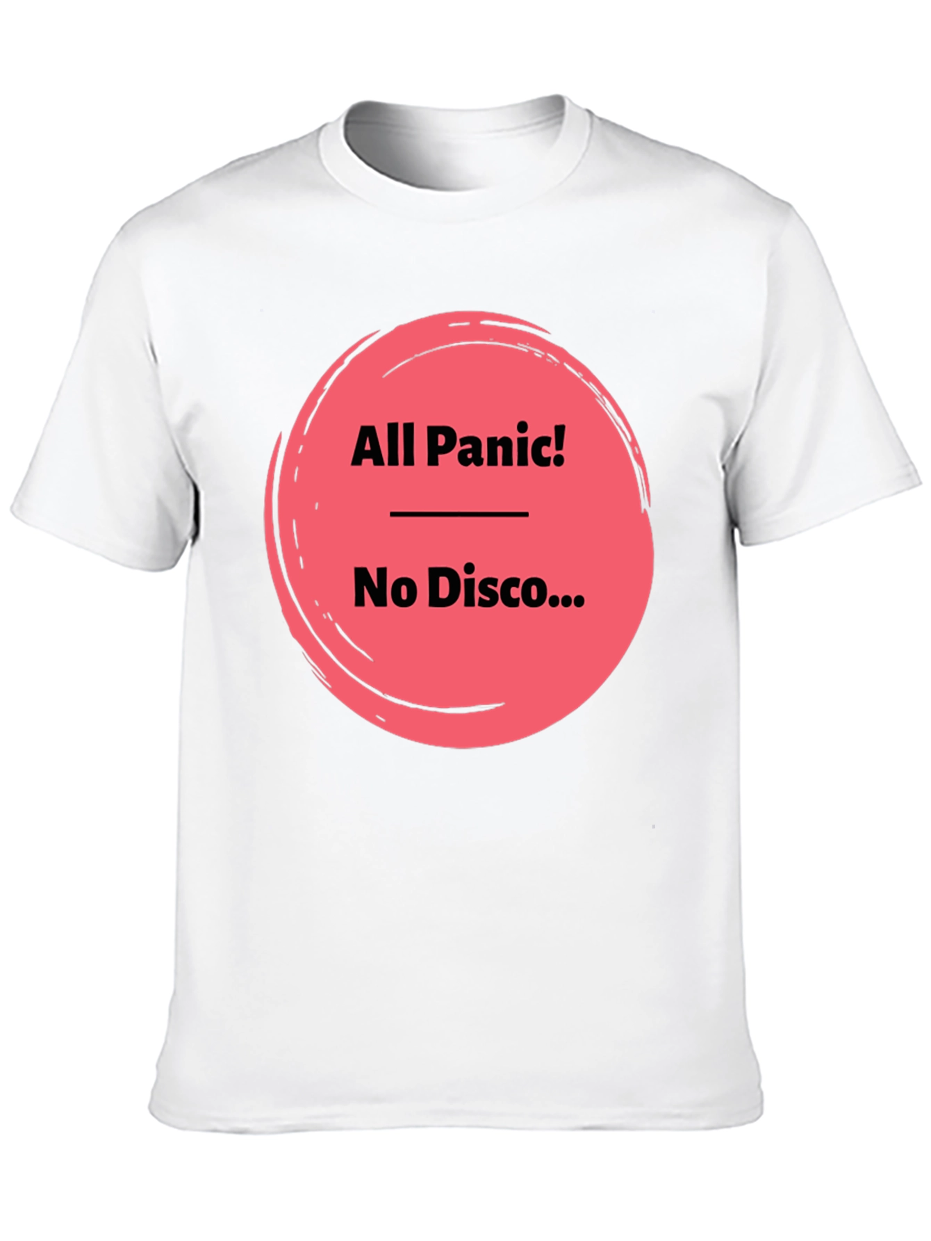 Black All Panic No Disco Black Graphic Tee view 10