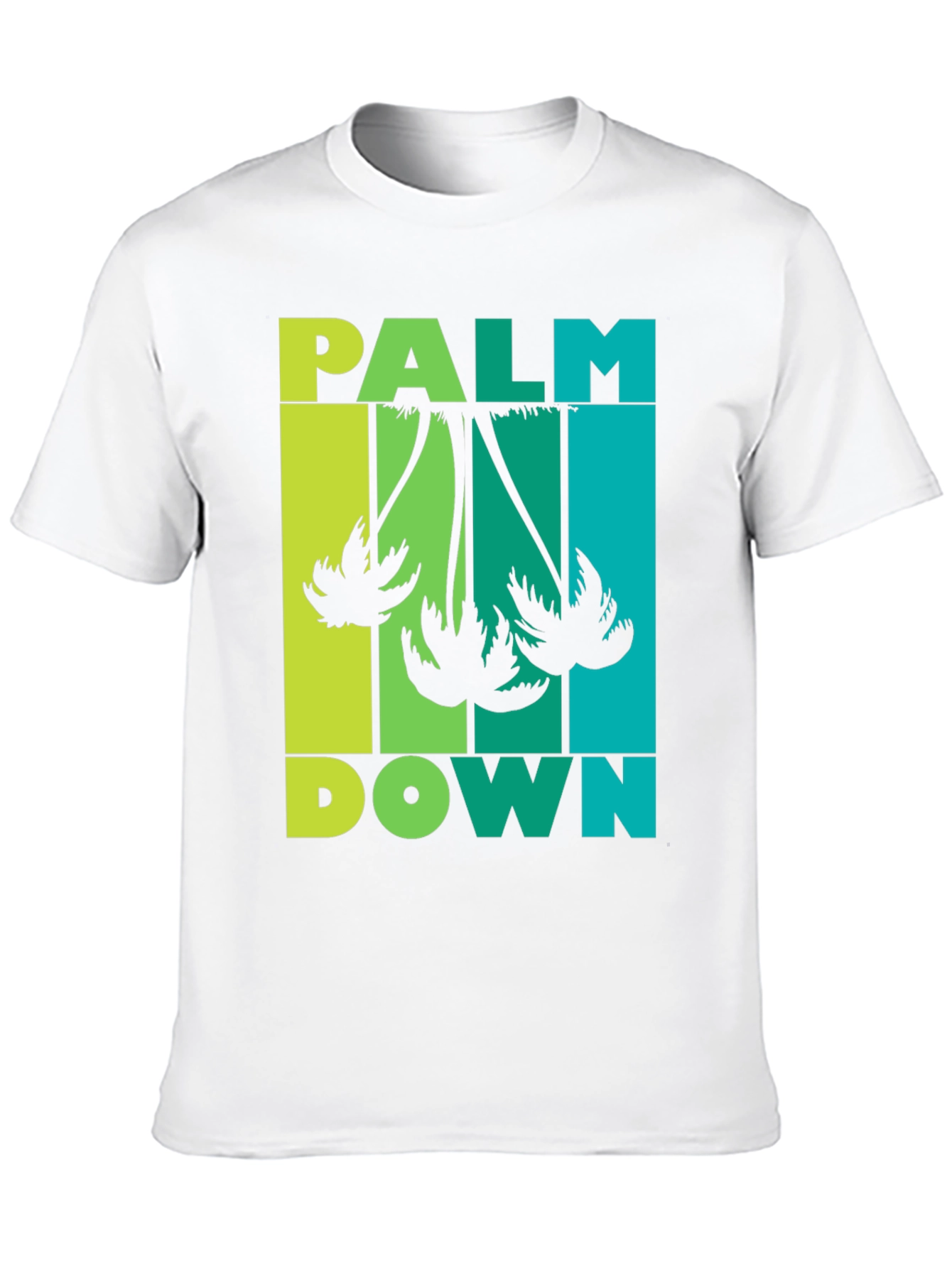 Black Palm Down Graphic Tee - Tropical Vibes view 10