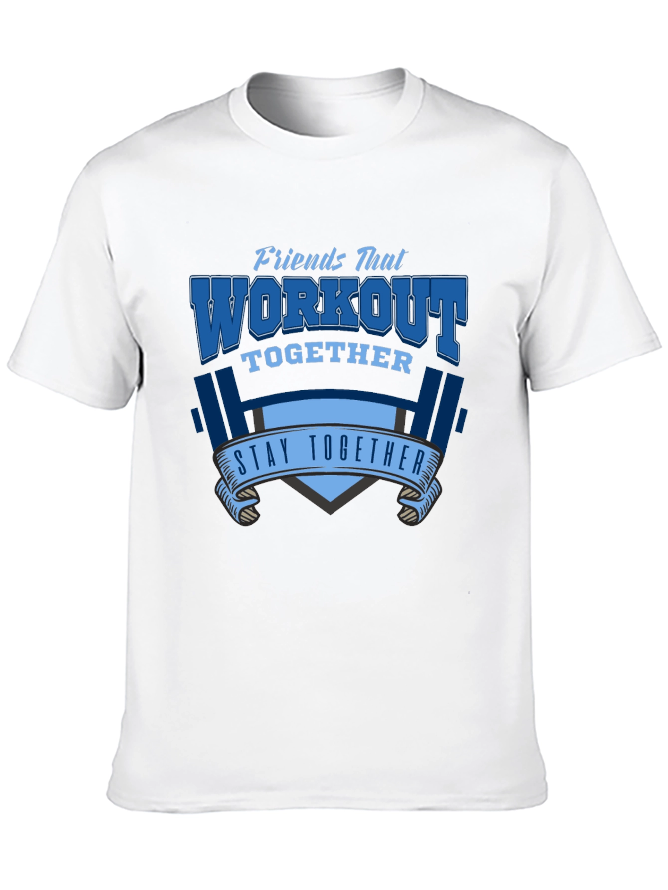 Black Workout Together T-Shirt - Fitness Apparel view 10